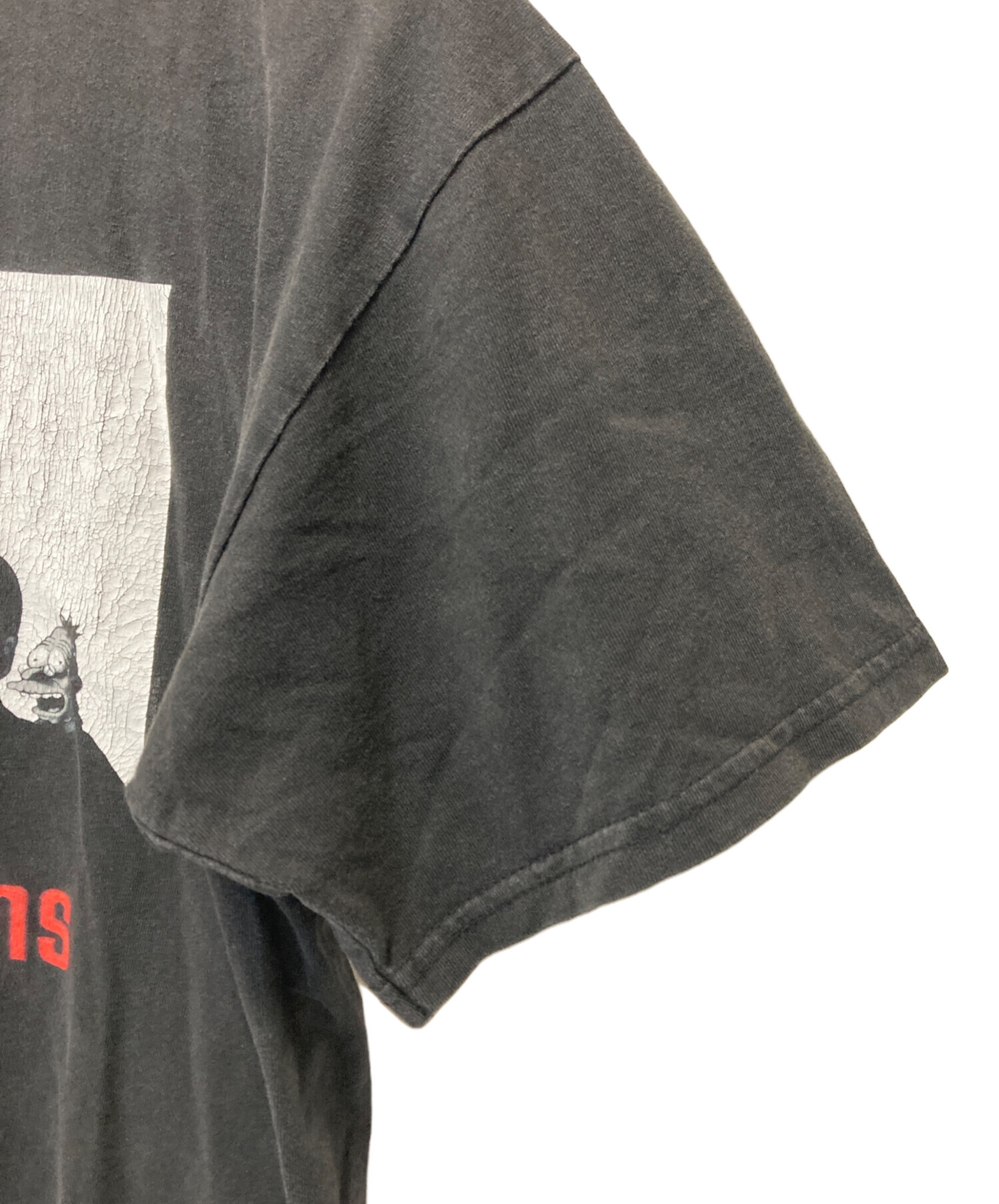 中古・古着通販】USED (ユーズド) ヴィンテージTシャツ ブラック 