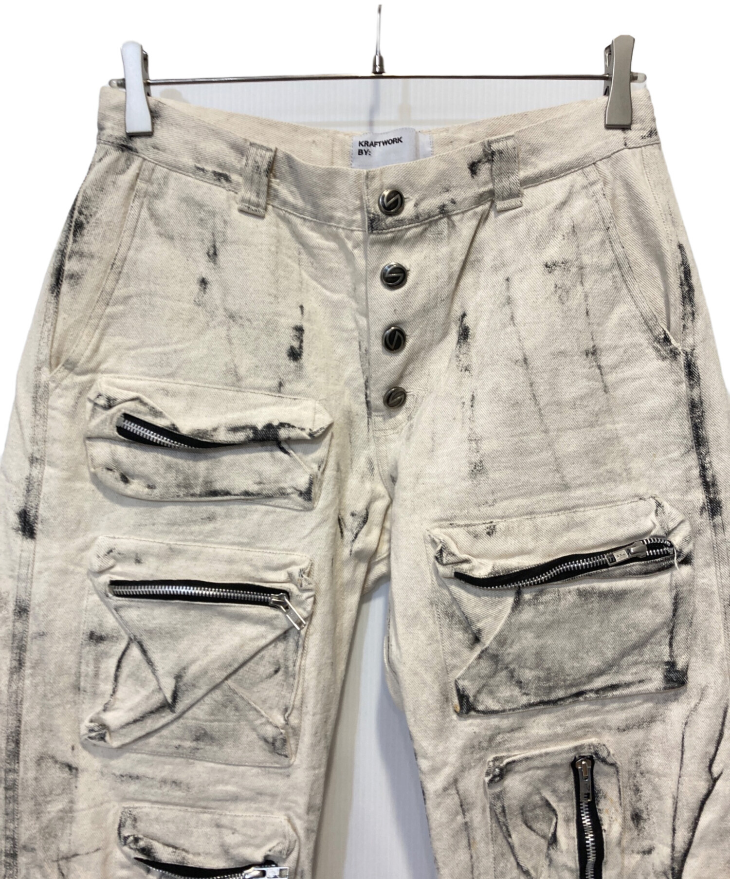 中古・古着通販】kraftwork (クラフトワーク) デニムカーゴパンツ
