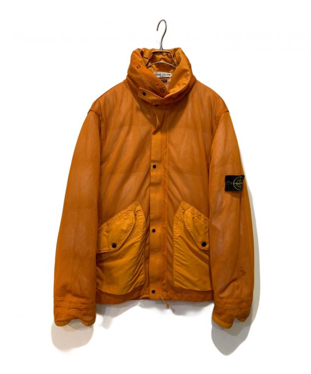 STONE  オレンジ ジャケット STONE オレンジ ジャケット STONE ISLAND オレンジ ナイロンジャケット