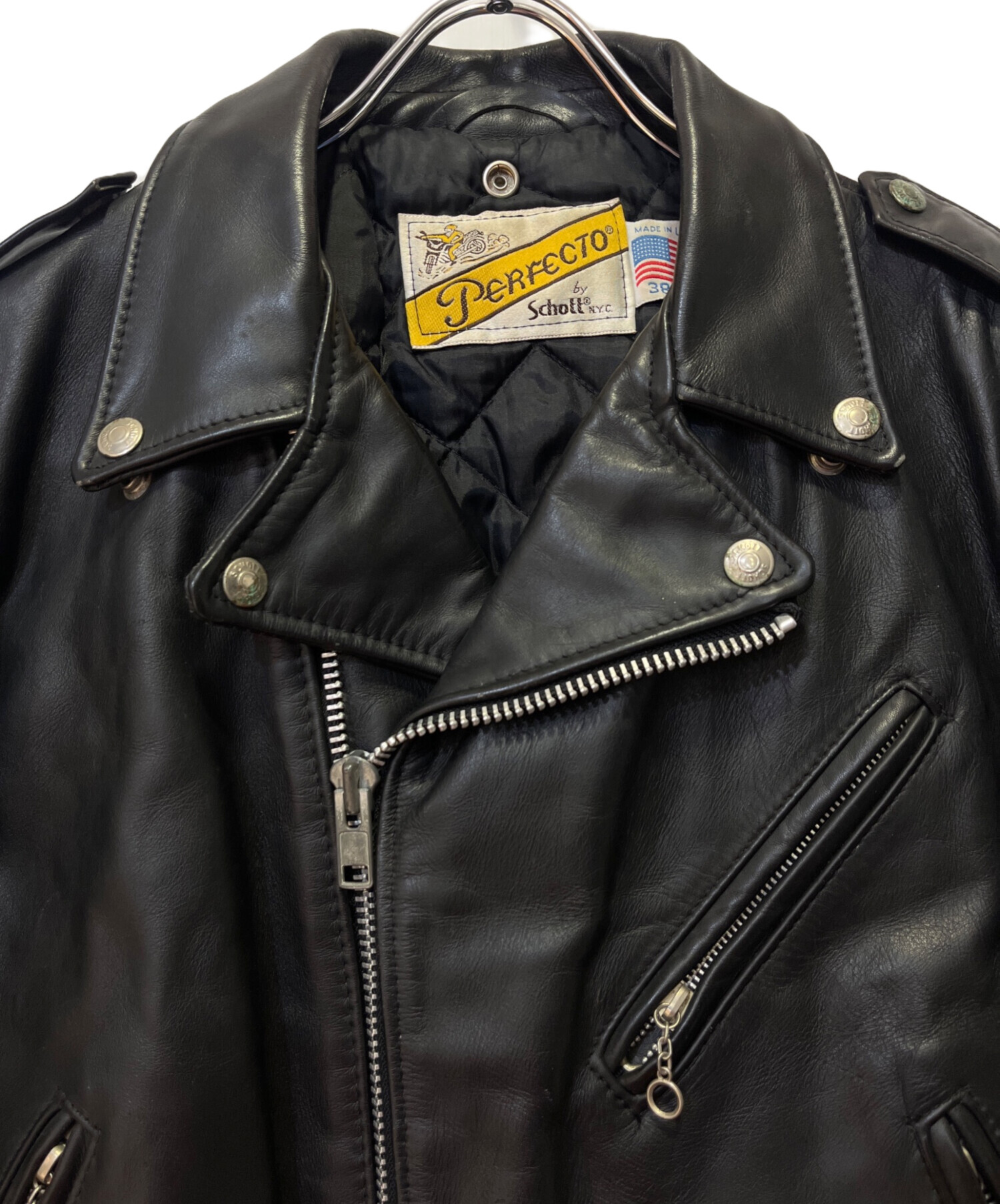 中古・古着通販】Schott (ショット) ダブルライダースジャケット 