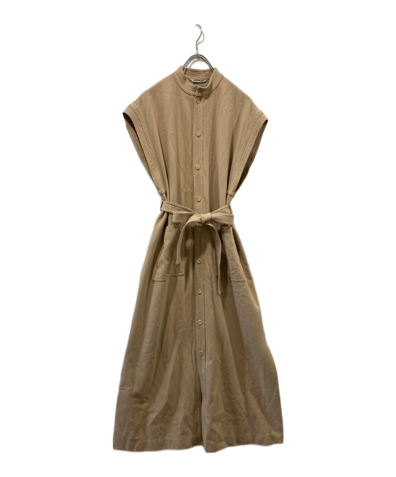 AURALEEオーラリー ワンピース AURALEE - AURALEE チェックワンピース グリーンの通販 by yofi