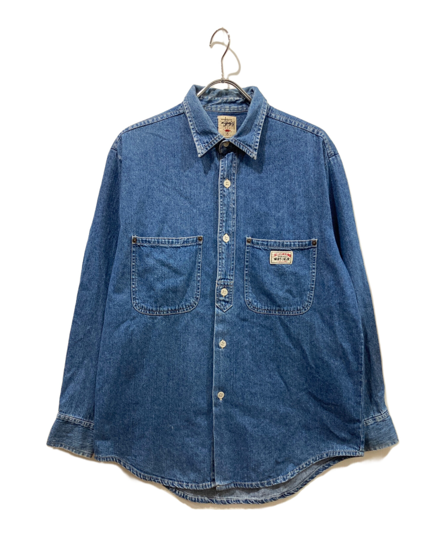 中古・古着通販】stussy (ステューシー) デニムシャツ インディゴ