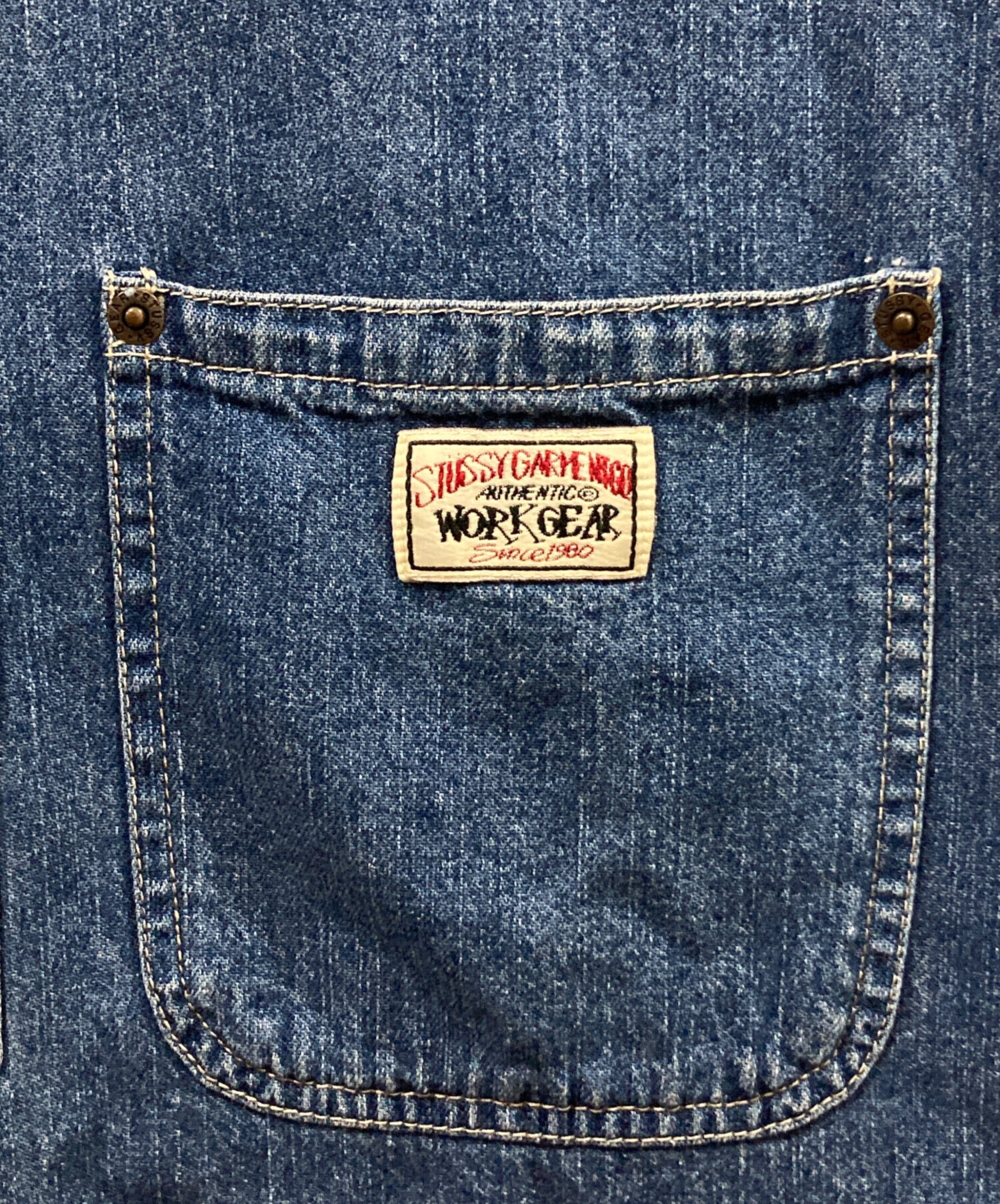 中古・古着通販】stussy (ステューシー) デニムシャツ インディゴ