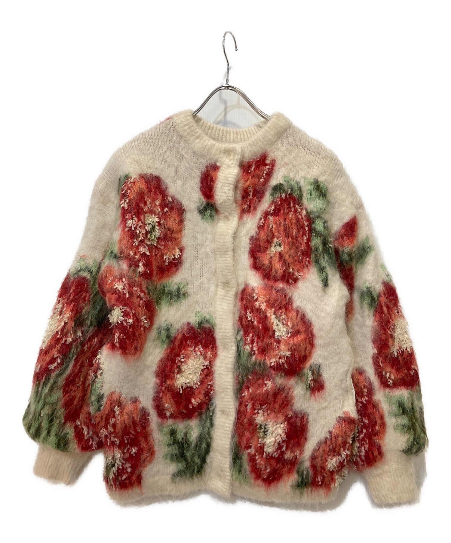 中古・古着通販】AMERI (アメリ) VERONICAJACQUARDKNIT CARDIGAN 