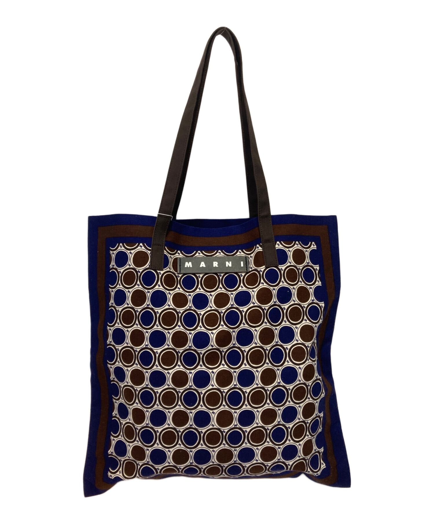 中古・古着通販】MARNI (マルニ) バンダナトートバッグ ブルー 