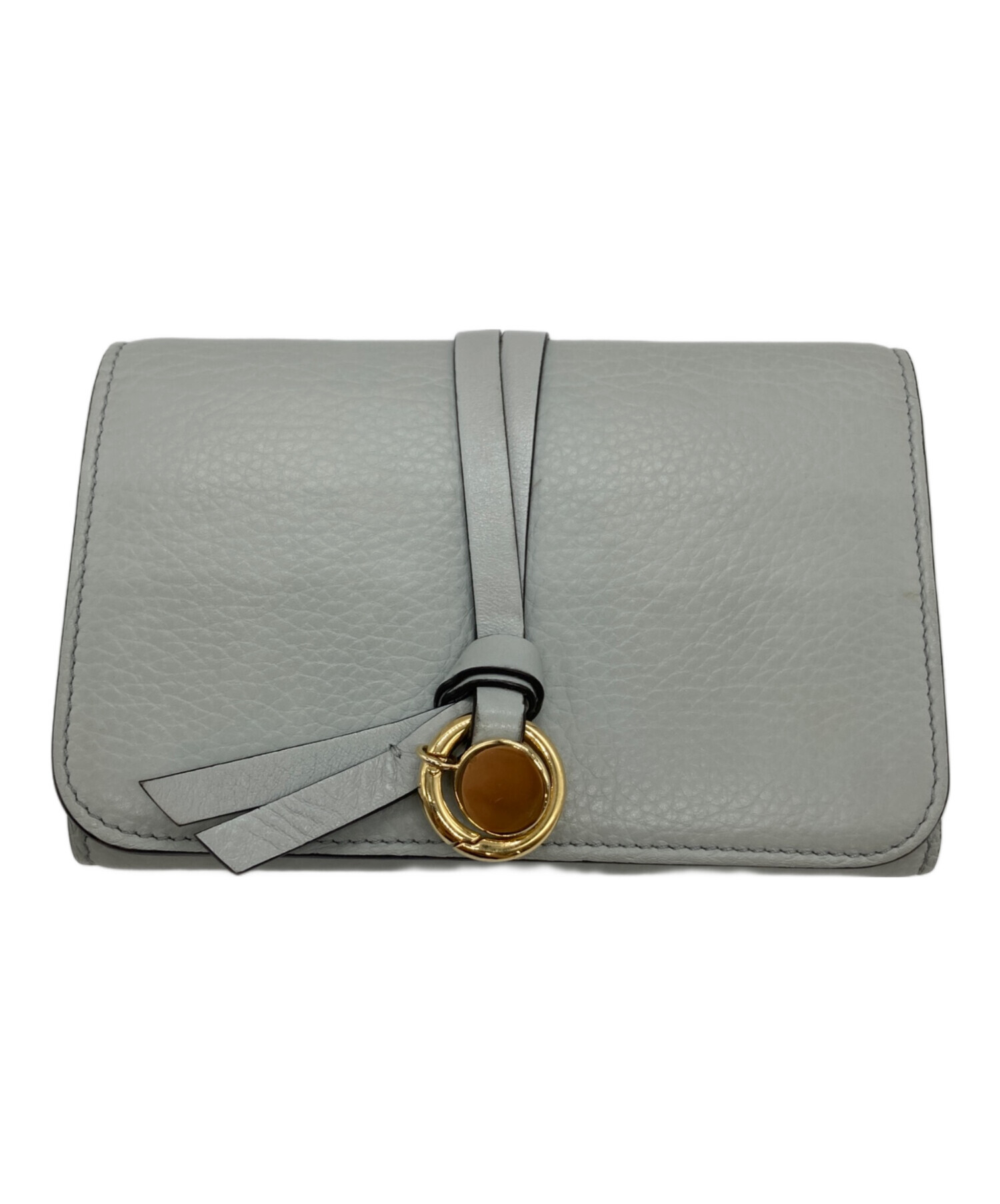 中古・古着通販】Chloe (クロエ) 3つ折り財布 グレー｜ブランド・古着 
