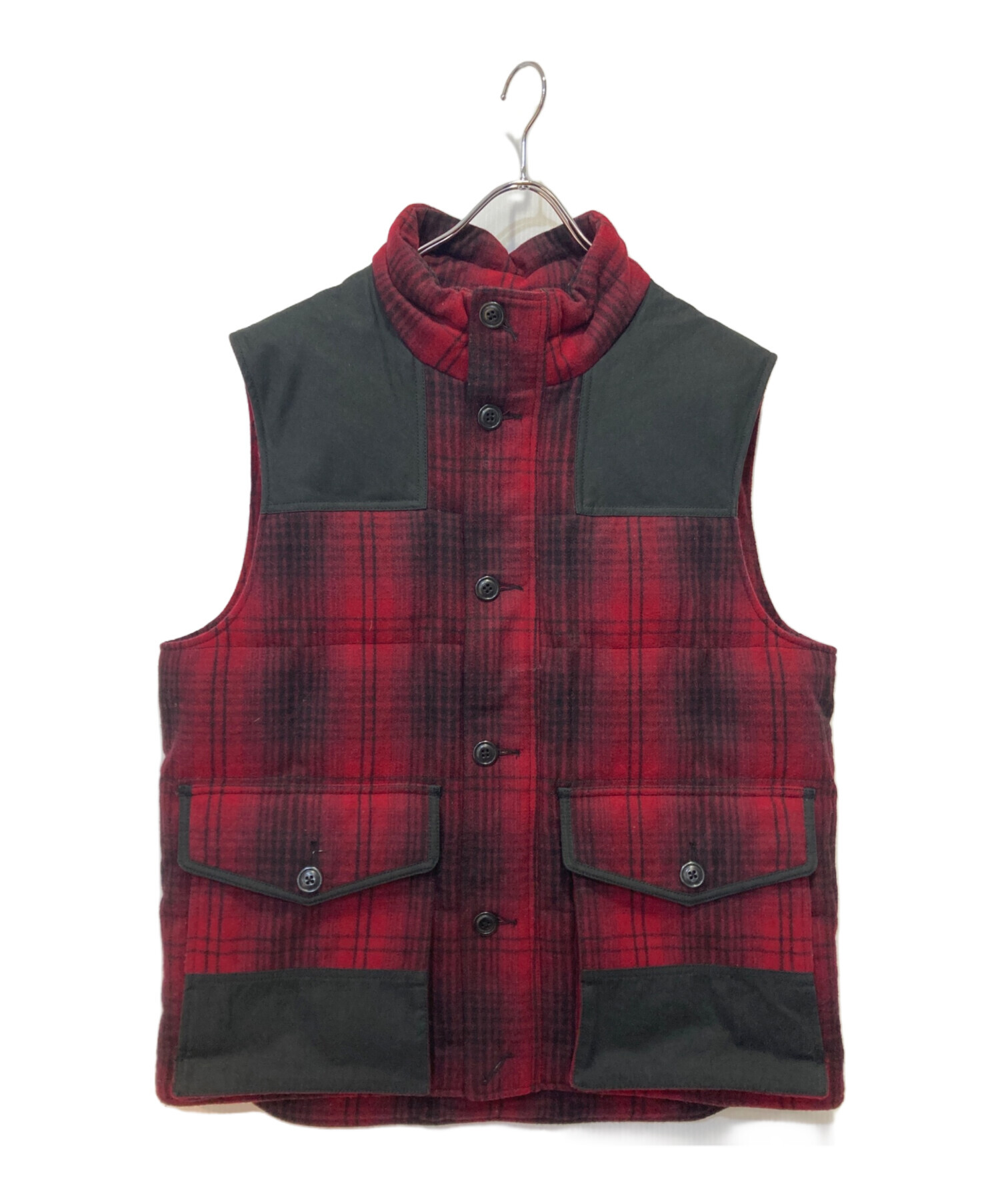 中古・古着通販】Eddie Bauer (エディーバウアー) ダウンベスト レッド 