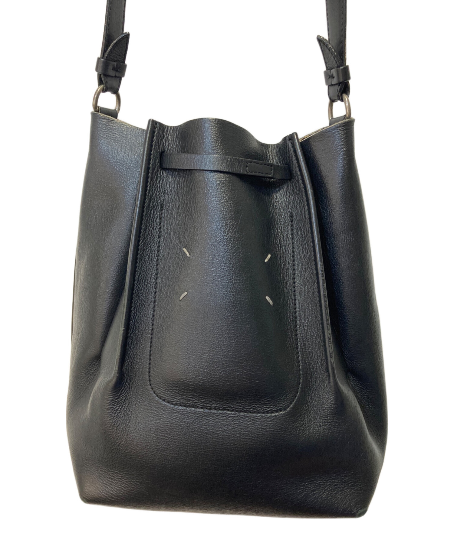 Maison Margiela メゾンマルジェラ ショルダーバッグ - 黒 【古着】【中古】 中古・古着通販】Maison Margiela (メゾンマルジェラ) ショルダー