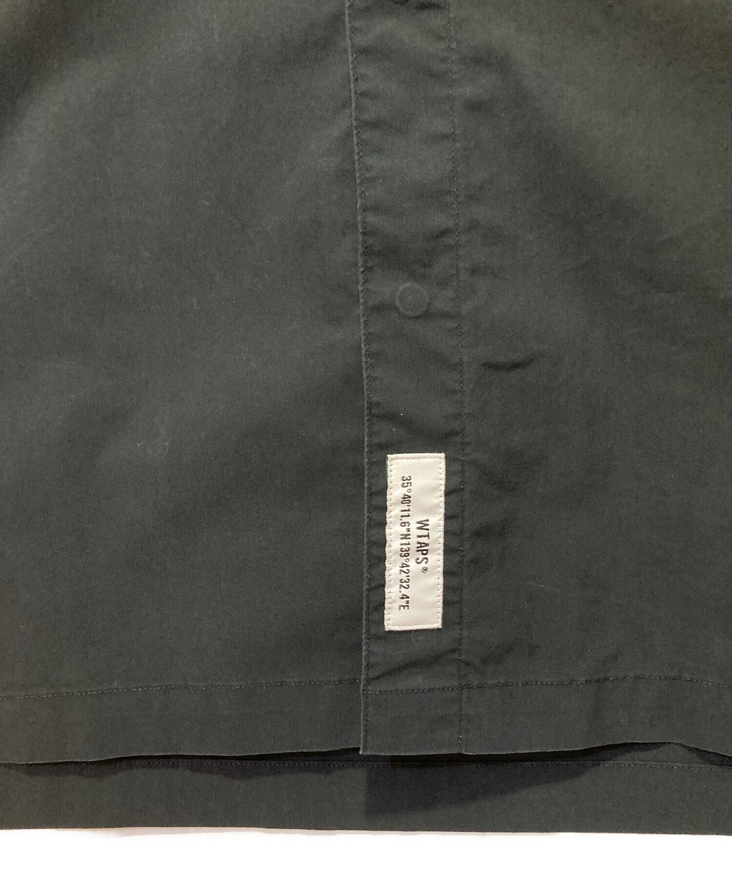 中古・古着通販】WTAPS (ダブルタップス) ボタンダウンシャツ ブラック