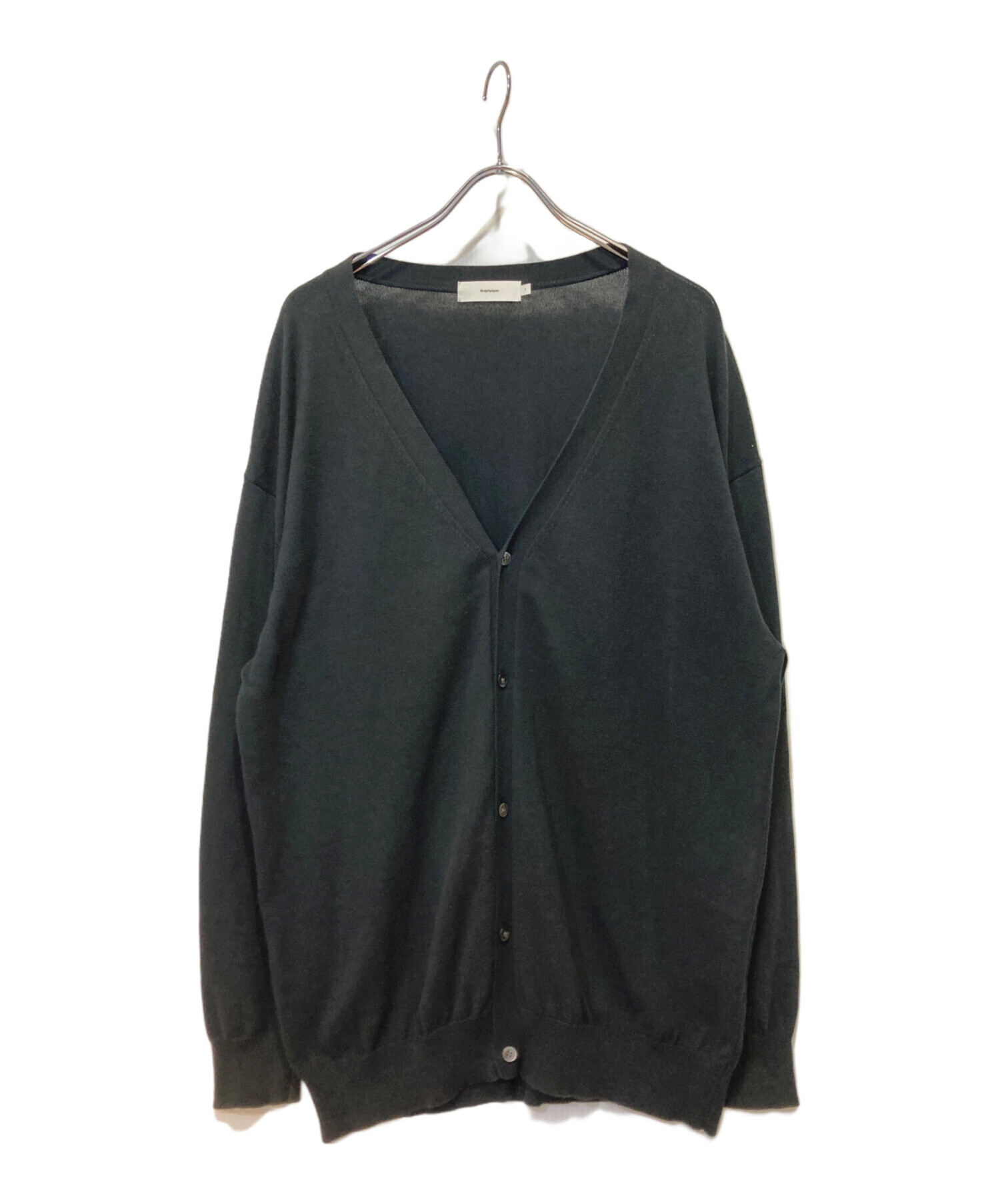 Graphpaper⁄グラフペーパーSuvin Loose Rib Cardigan GU231-80267Bの 