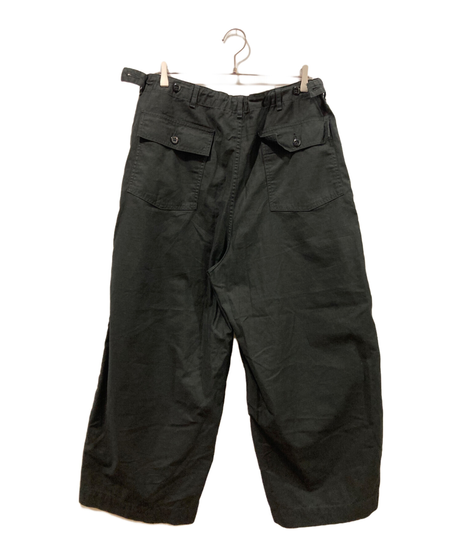 Needles ヒザデル ファティーグ 黒 Mサイズ Needles H.D.Pant ニードルス ヒザデルパンツ ファティーグ