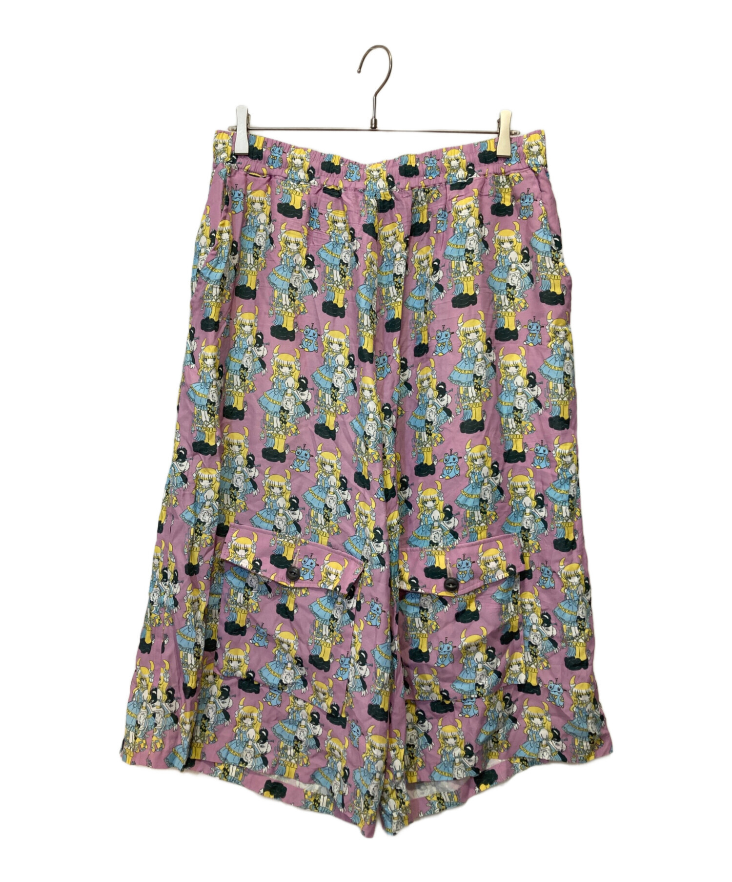 中古・古着通販】KIDILL (キディル) MILTITARY SHORT PANTS ピンク