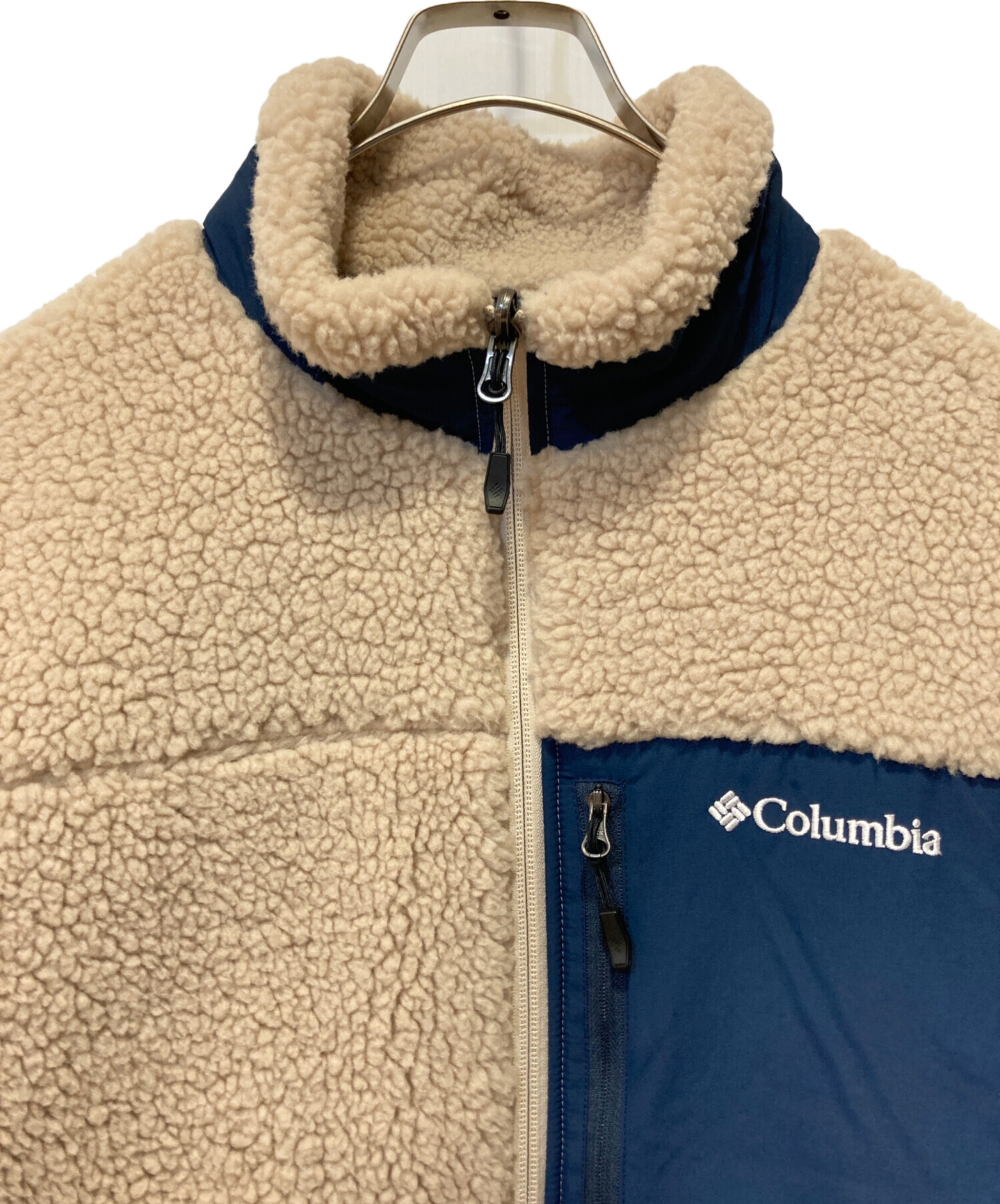 新品・未使用Columbia フリースリバーシブルジャケット ベージュ 