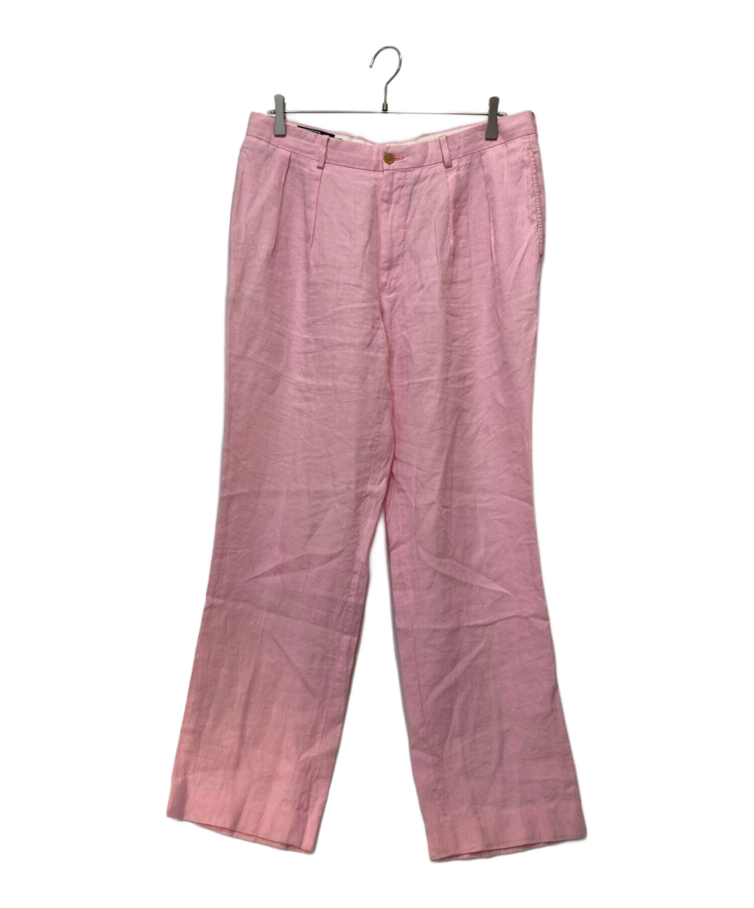 90s Polo Ralph Lauren ピンクスラックス 中古・古着通販】POLO RALPH LAUREN (ポロ・ラルフローレン) リネン