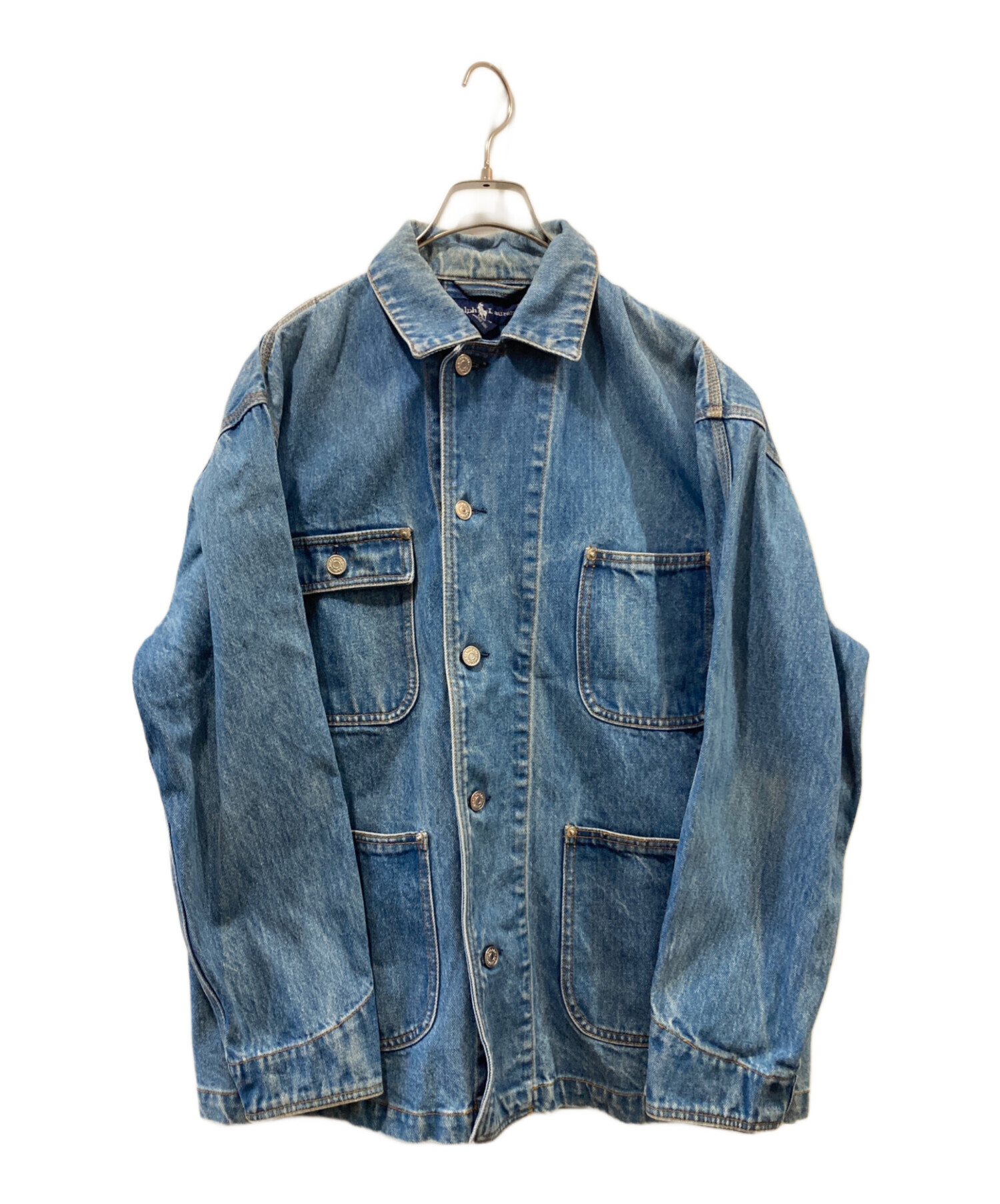 中古・古着通販】RALPH LAUREN (ラルフローレン) デニムカバーオール