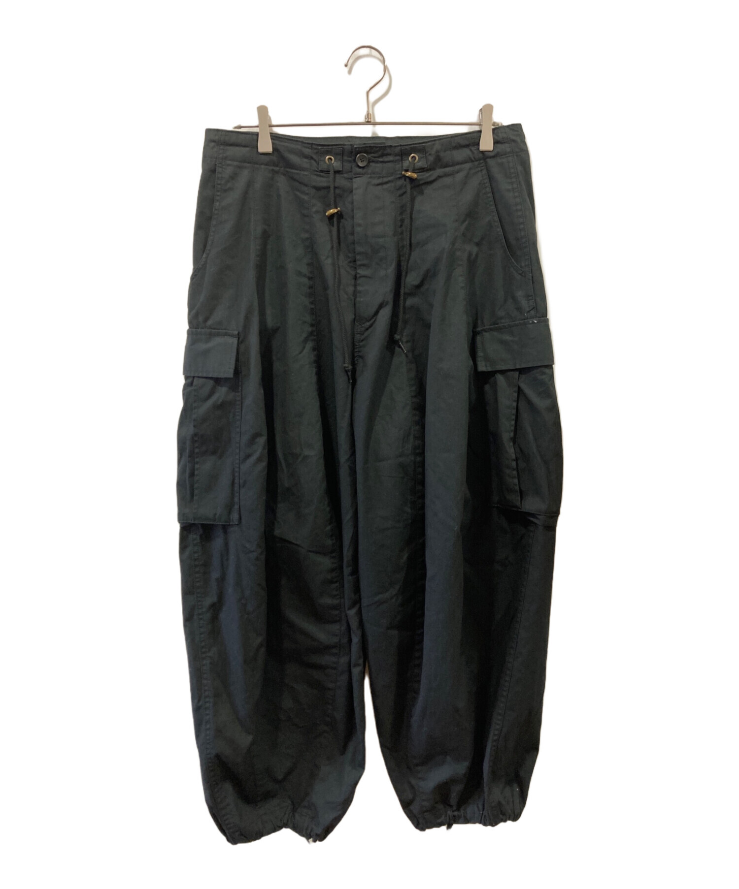 中古・古着通販】SUS-SOUS (シュス) カーゴパンツ ブラック サイズ