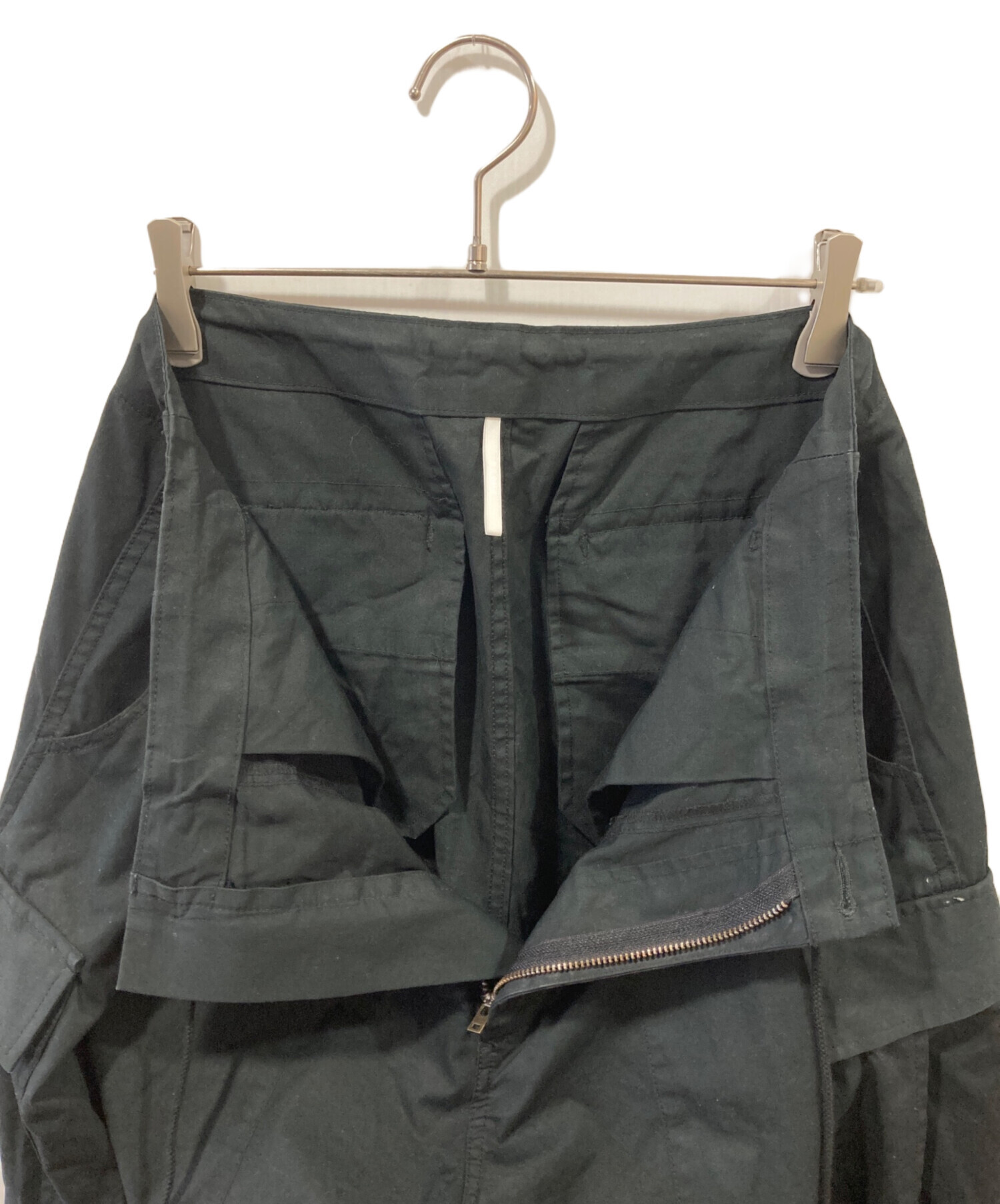 中古・古着通販】SUS-SOUS (シュス) カーゴパンツ ブラック サイズ