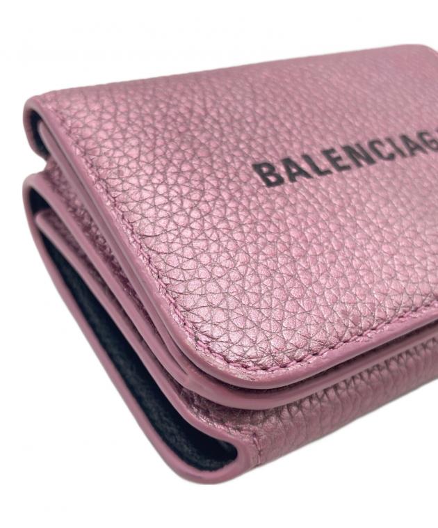 中古・古着通販】BALENCIAGA (バレンシアガ) 3つ折り財布 ピンク
