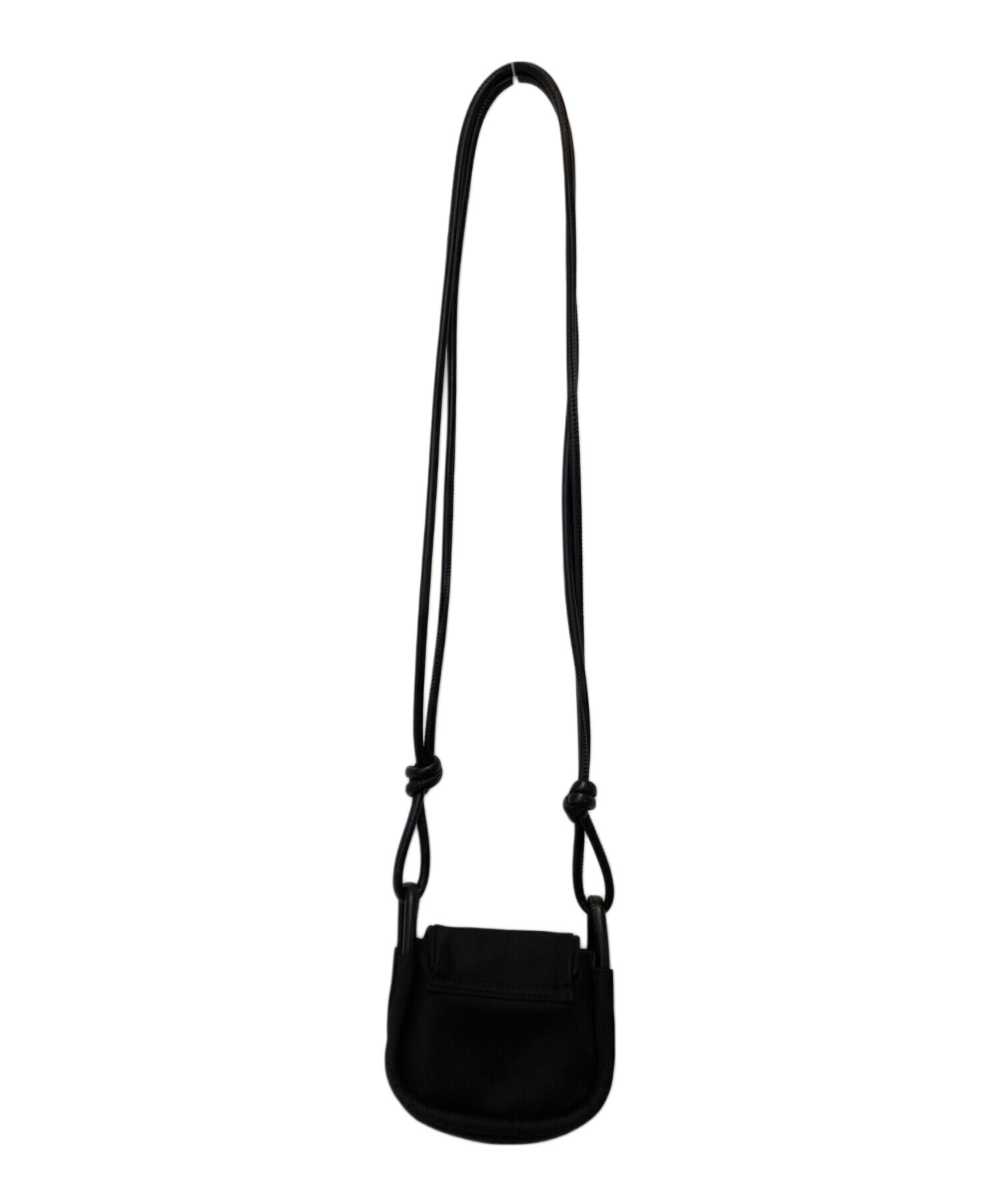 中古・古着通販】Ganni (ガニー) Knot Mini Flap Over ブラック 