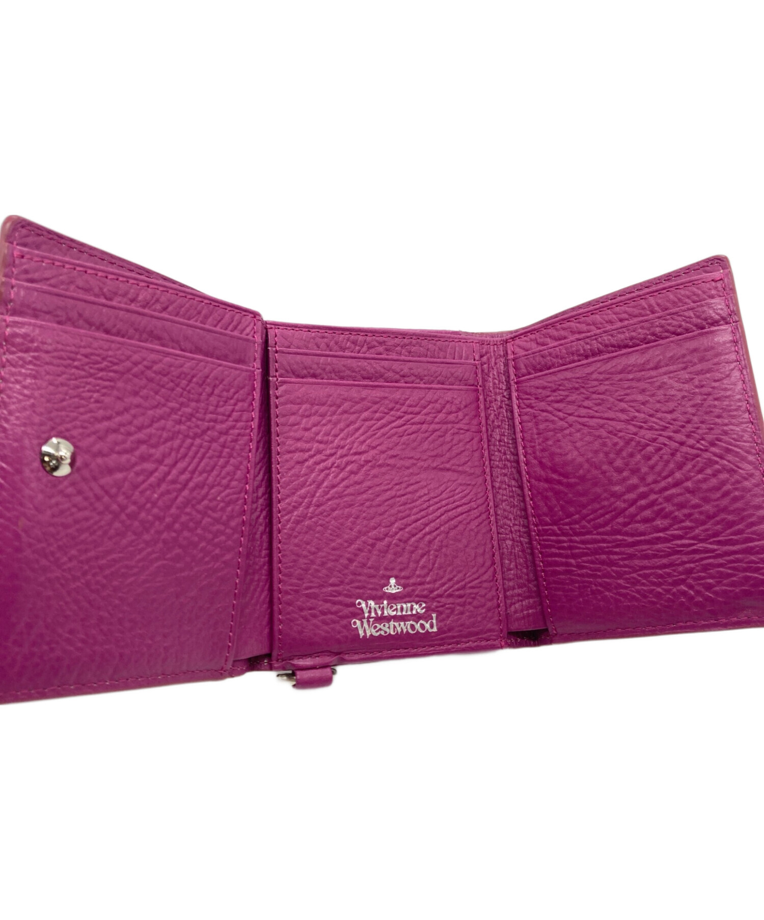 【未使用品】Vivienne Westwood 三つ折り財布 ピンク 中古・古着通販】Vivienne Westwood (ヴィヴィアンウエストウッド) 3