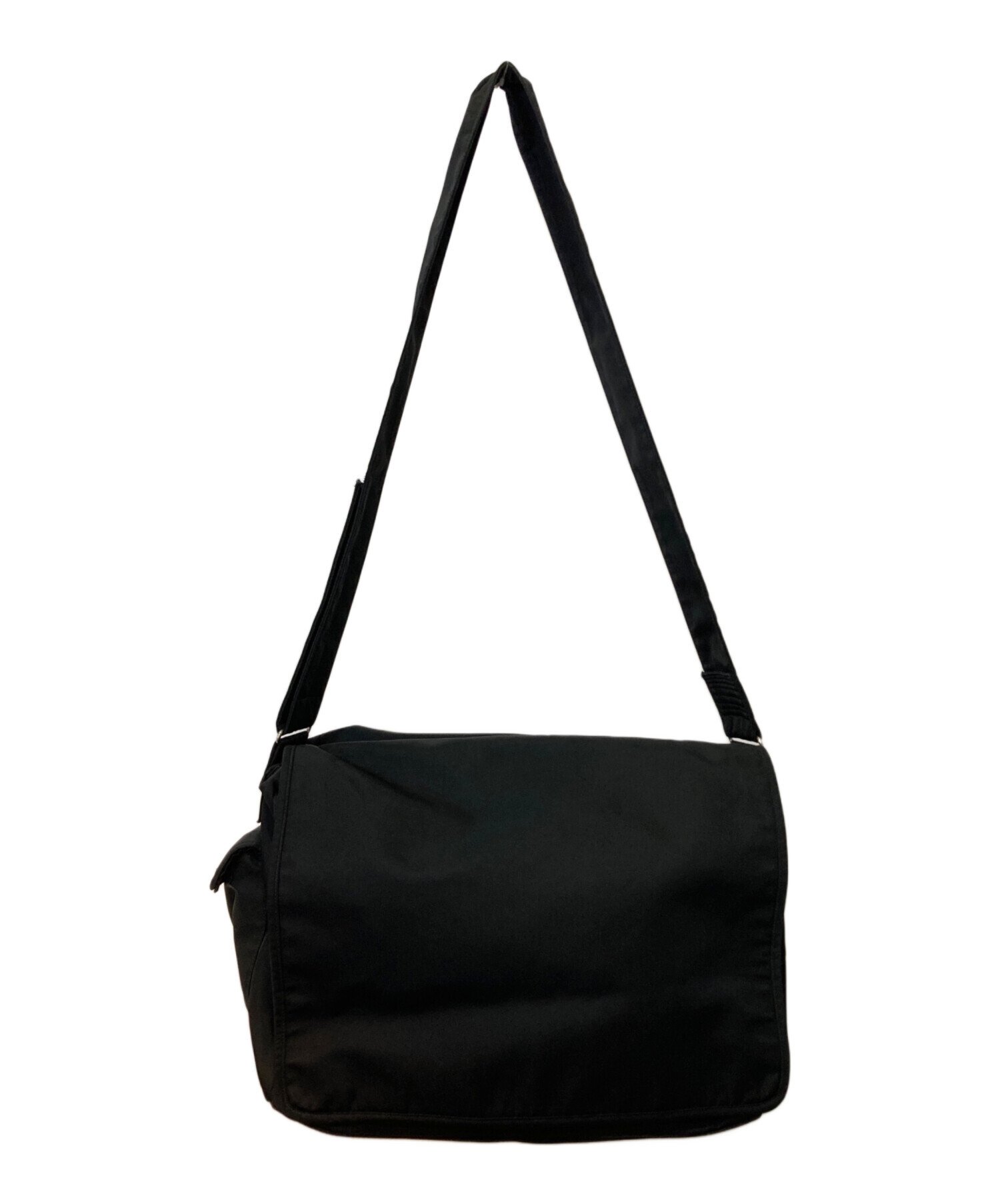 HELMUT LANG ナイロン ショルダーバッグ ブラック 中古・古着通販】HELMUT LANG (ヘルムートラング) ショルダーバッグ