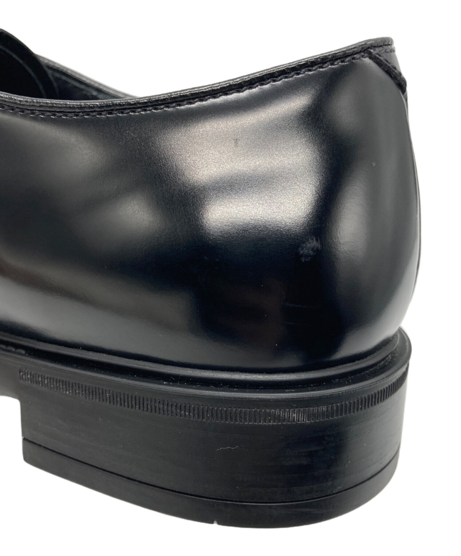 中古・古着通販】PRADA (プラダ) ブラッシュドレザー レースアップ 