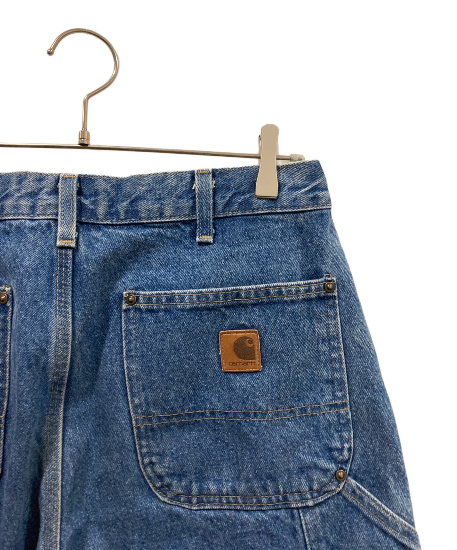 中古・古着通販】CarHartt (カーハート) ダブルニーパンツ ブルー