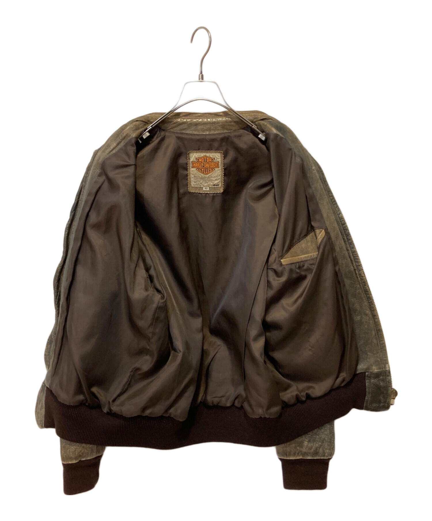 中古・古着通販】HARLEY-DAVIDSON (ハーレーダビッドソン) レザー