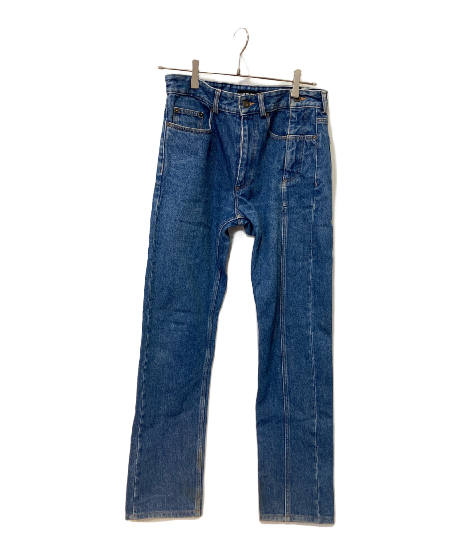 中古・古着通販】Y/PROJECT (ワイ プロジェクト) デニムパンツ ブルー