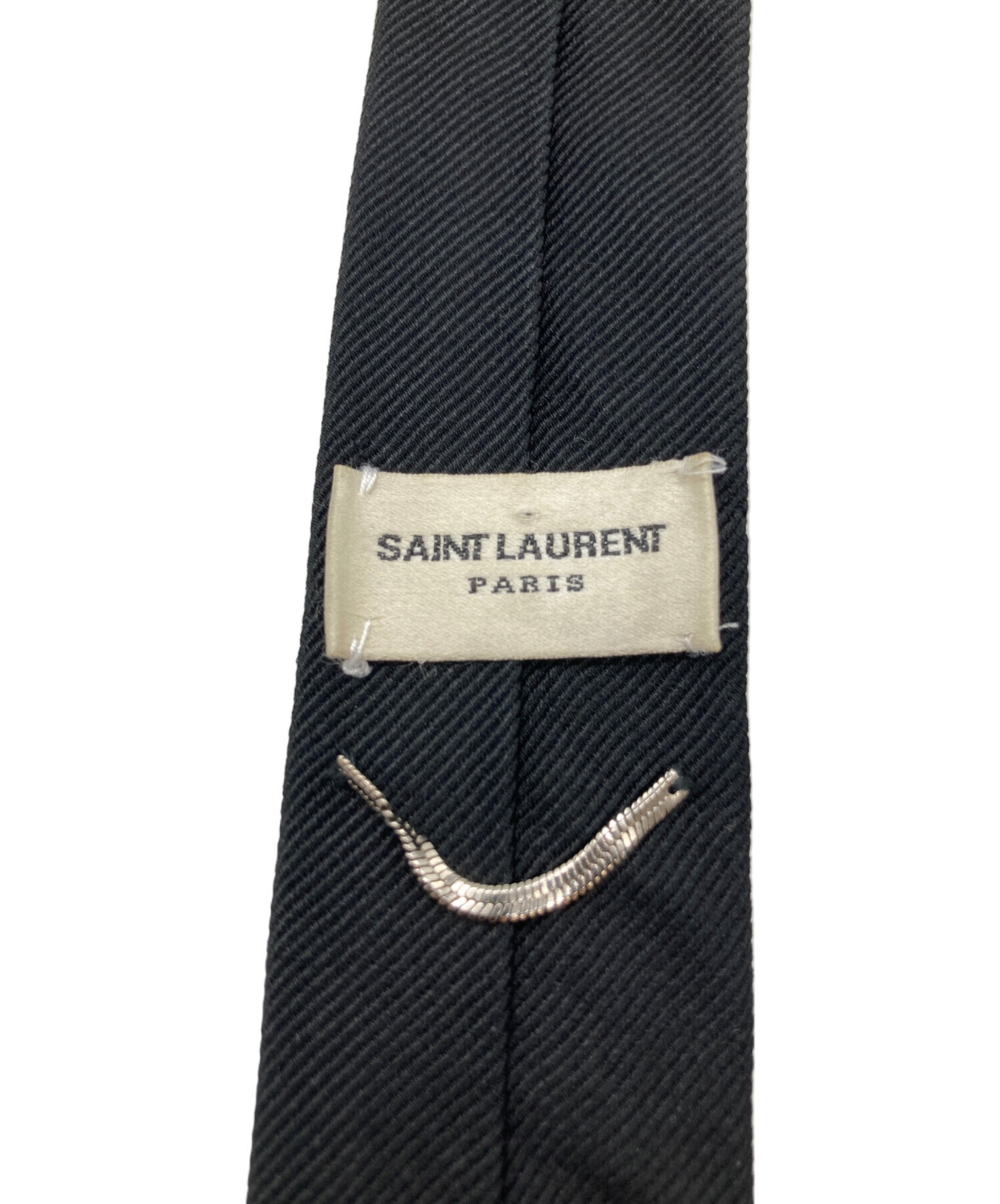 Saint Laurent Paris クラヴァット ネクタイ ナロータイ SAINT LAURENT PARIS (サンローランパリ) クラヴァット ネクタイ