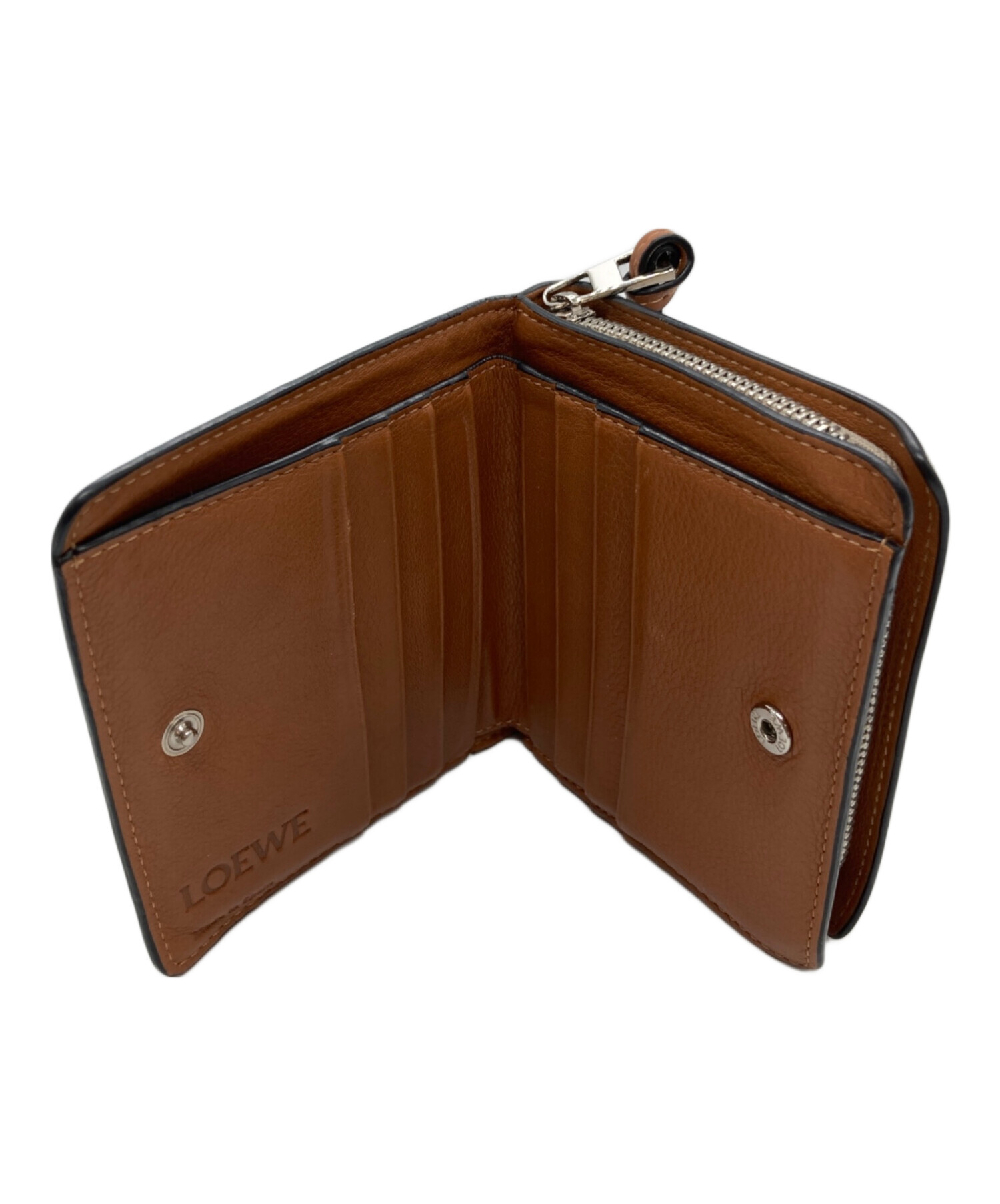 【のりのり】 LOEWE ロエベ 二つ折り財布 アイボリー のりのり】 LOEWE ロエベ 二つ折り財布 アイボリー ロエベ LOEWE