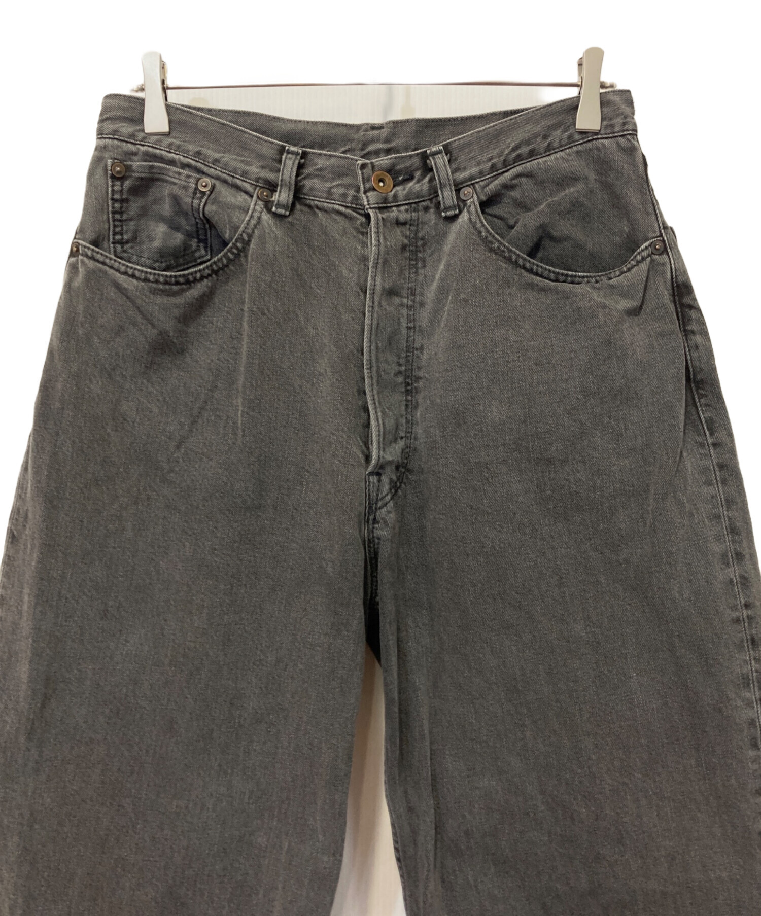 中古・古着通販】MARKA (マーカ) COCOON FIT JEANS ブラック サイズ:2 