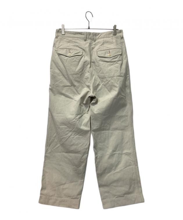 ULTERIOR WASHED BIZEN GABARDINE TUCKED 23AW Ulterior ウォッシュド