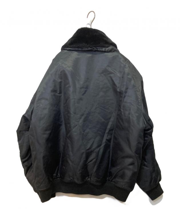 最終値下げ AVIREX-75 ブラック フライトジャケット Lサイズ 中古・古着通販】AVIREX (アヴィレックス) フライトジャケット