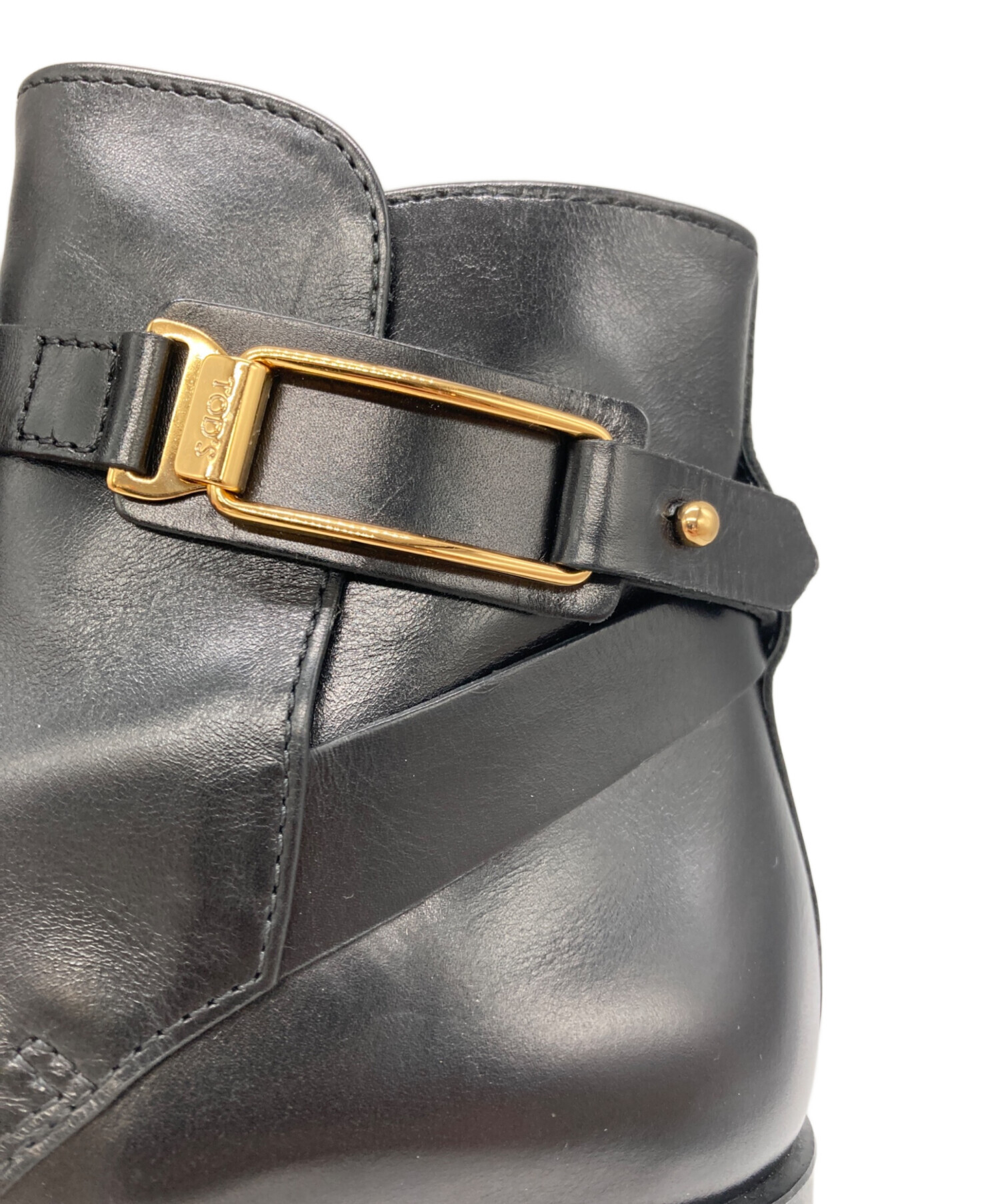 中古・古着通販】TOD'S (トッズ) サイドジップブーツ ブラック