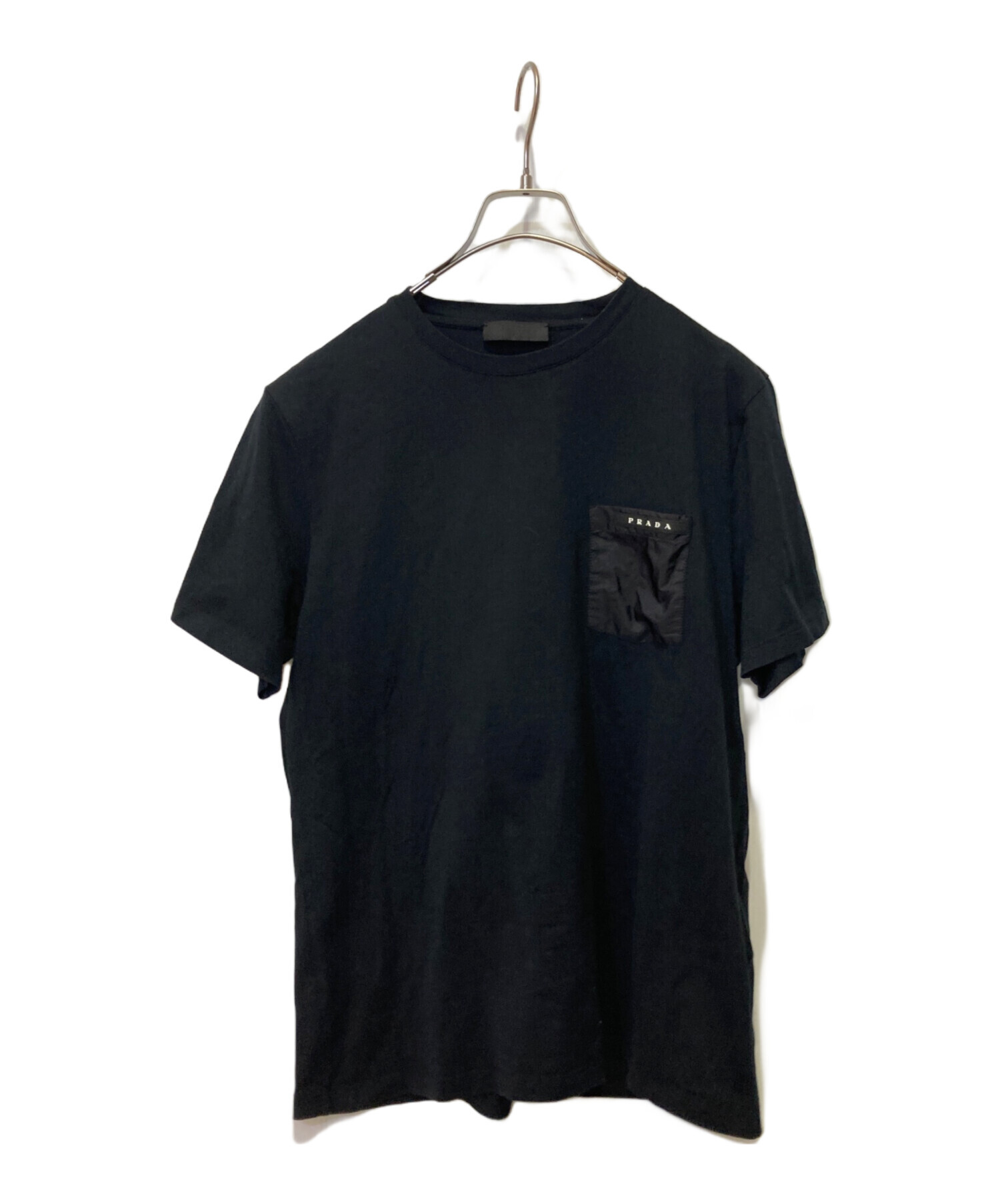 中古・古着通販】PRADA (プラダ) ラバーTシャツ ブラック サイズ:M 