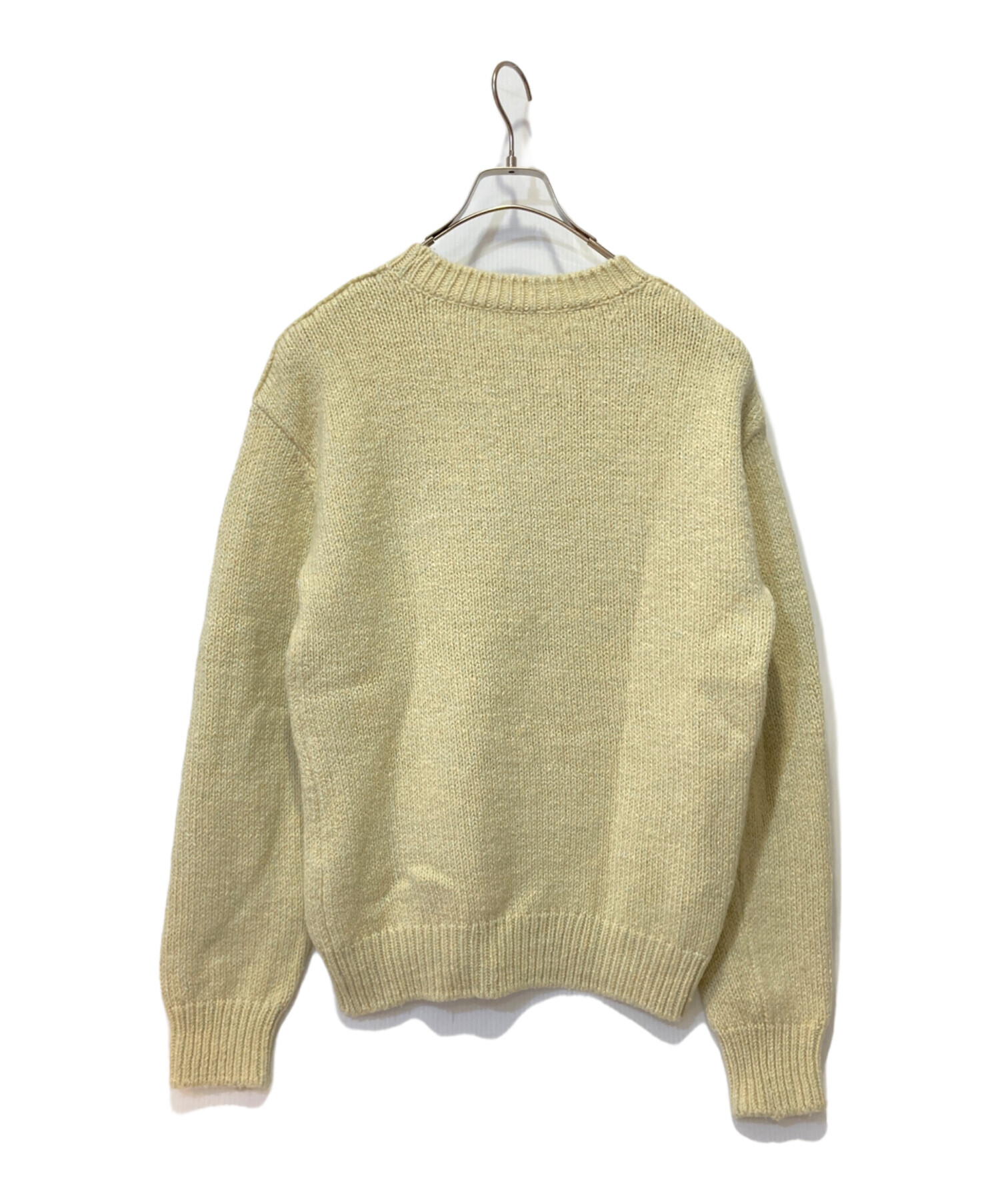 中古・古着通販】AURALEE (オーラリー) SILK WOOL CAMEL MIX KNIT P/O 