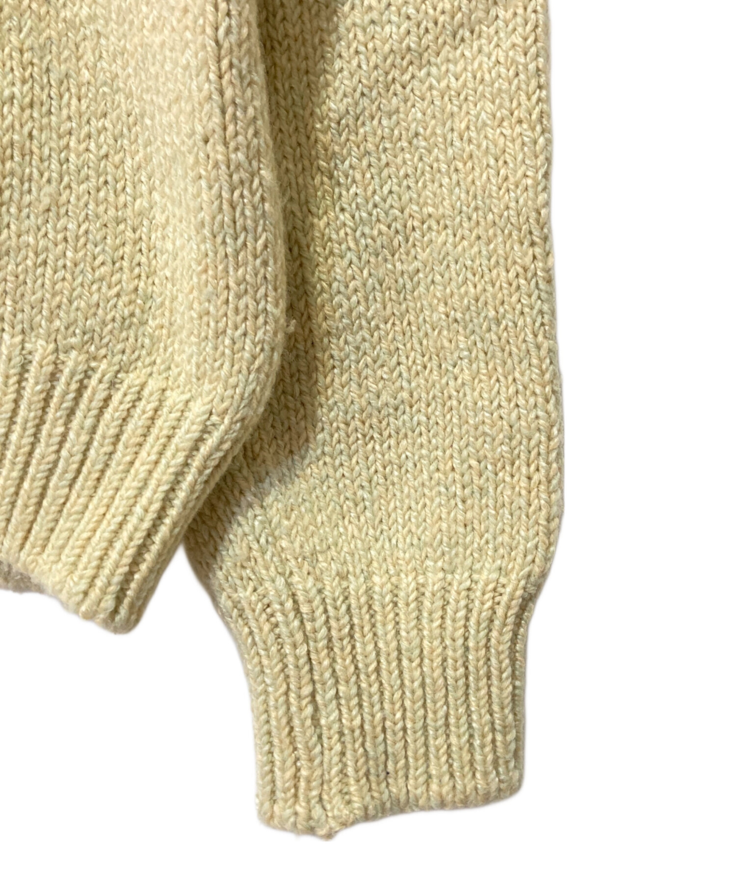 中古・古着通販】AURALEE (オーラリー) SILK WOOL CAMEL MIX KNIT P/O 