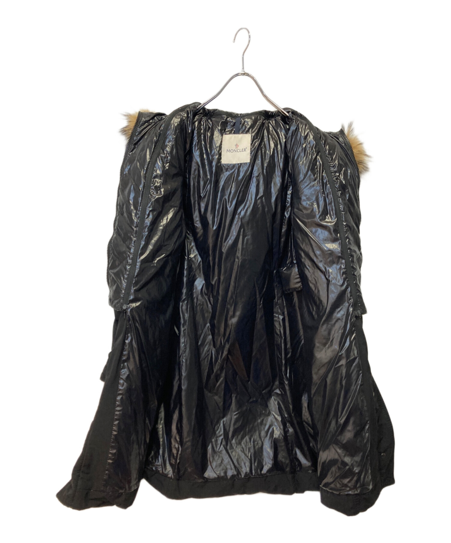 中古・古着通販】MONCLER (モンクレール) タヌキファーロングダウン 