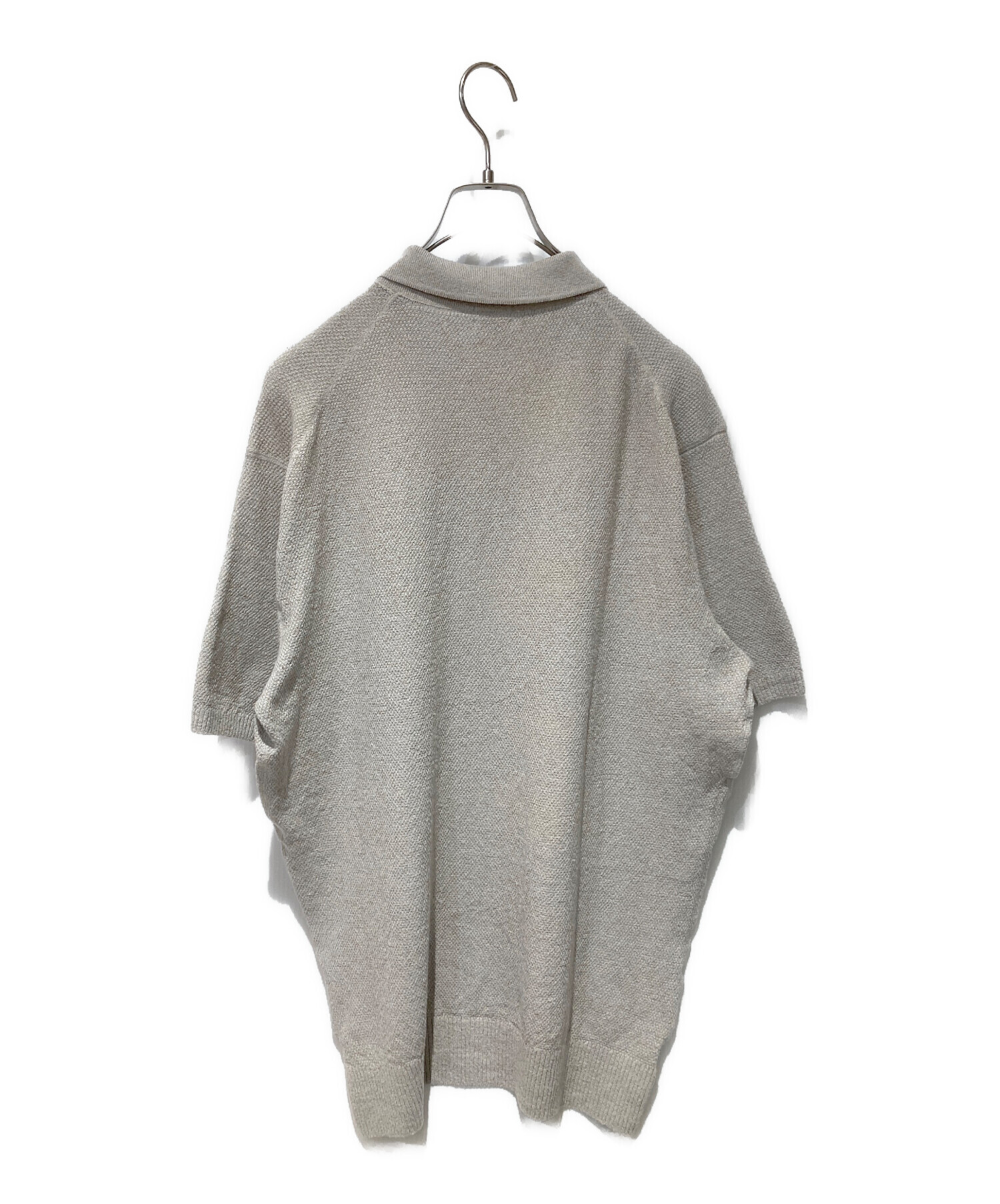中古・古着通販】IKIJI (イキジ) Molded Poloshirt グレー サイズ:XL