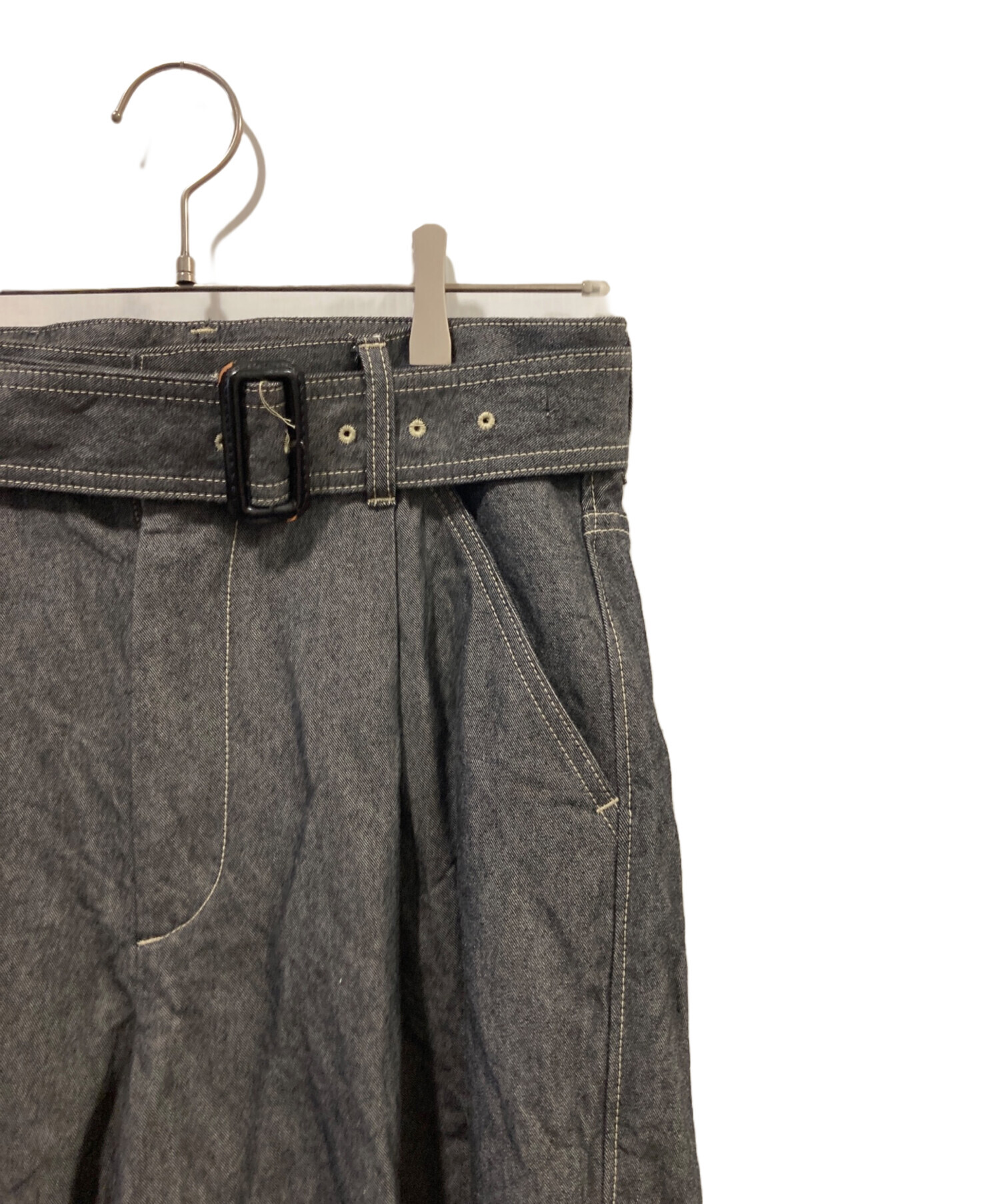 中古・古着通販】THE RERACS (ザ リラクス) THE BELTED WIDE DENIM 