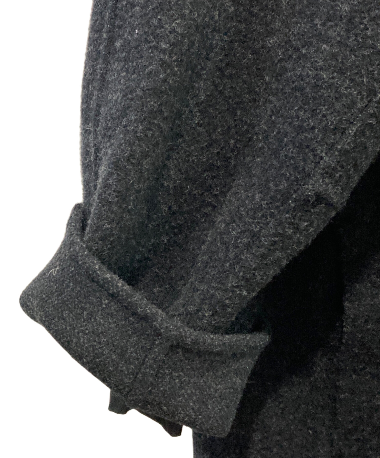 中古・古着通販】LIDnM (リドム) SHAWL COLLAR REVER COAT ブラック