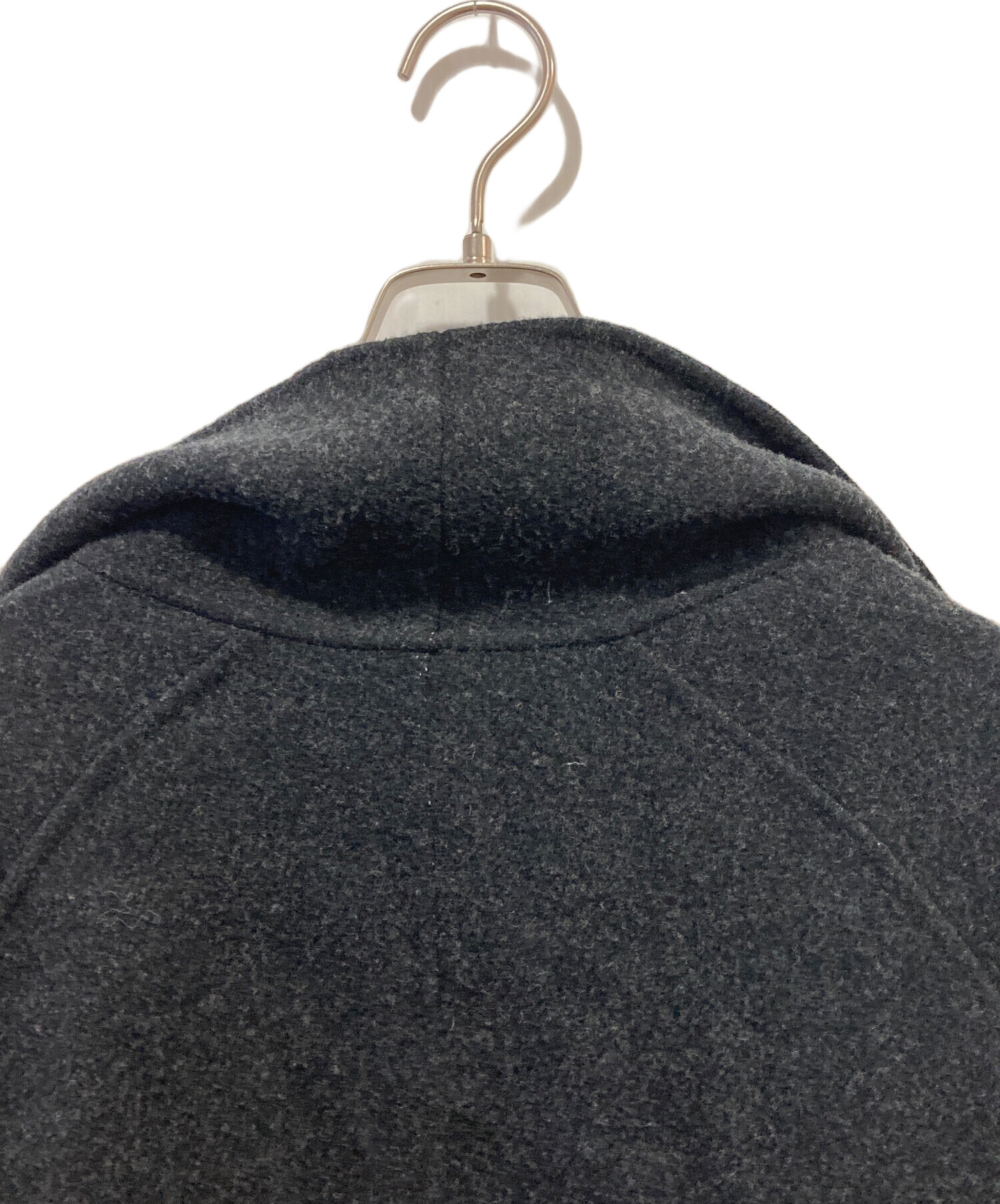 中古・古着通販】LIDnM (リドム) SHAWL COLLAR REVER COAT ブラック