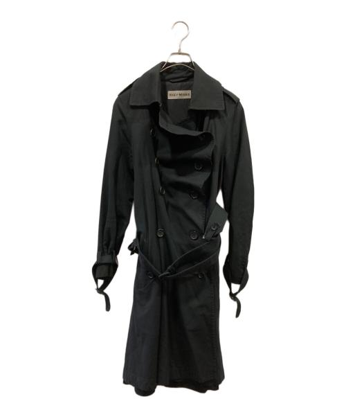 Issey Miyake レザー トレンチコート 中古・古着通販】ISSEY MIYAKE (イッセイミヤケ) トレンチコート