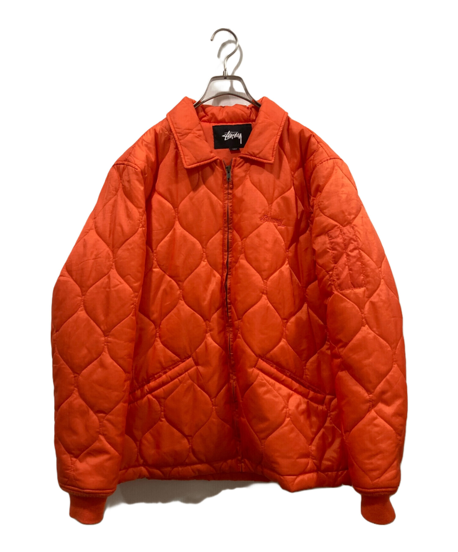 中古・古着通販】stussy (ステューシー) 中綿ジャケット オレンジ 