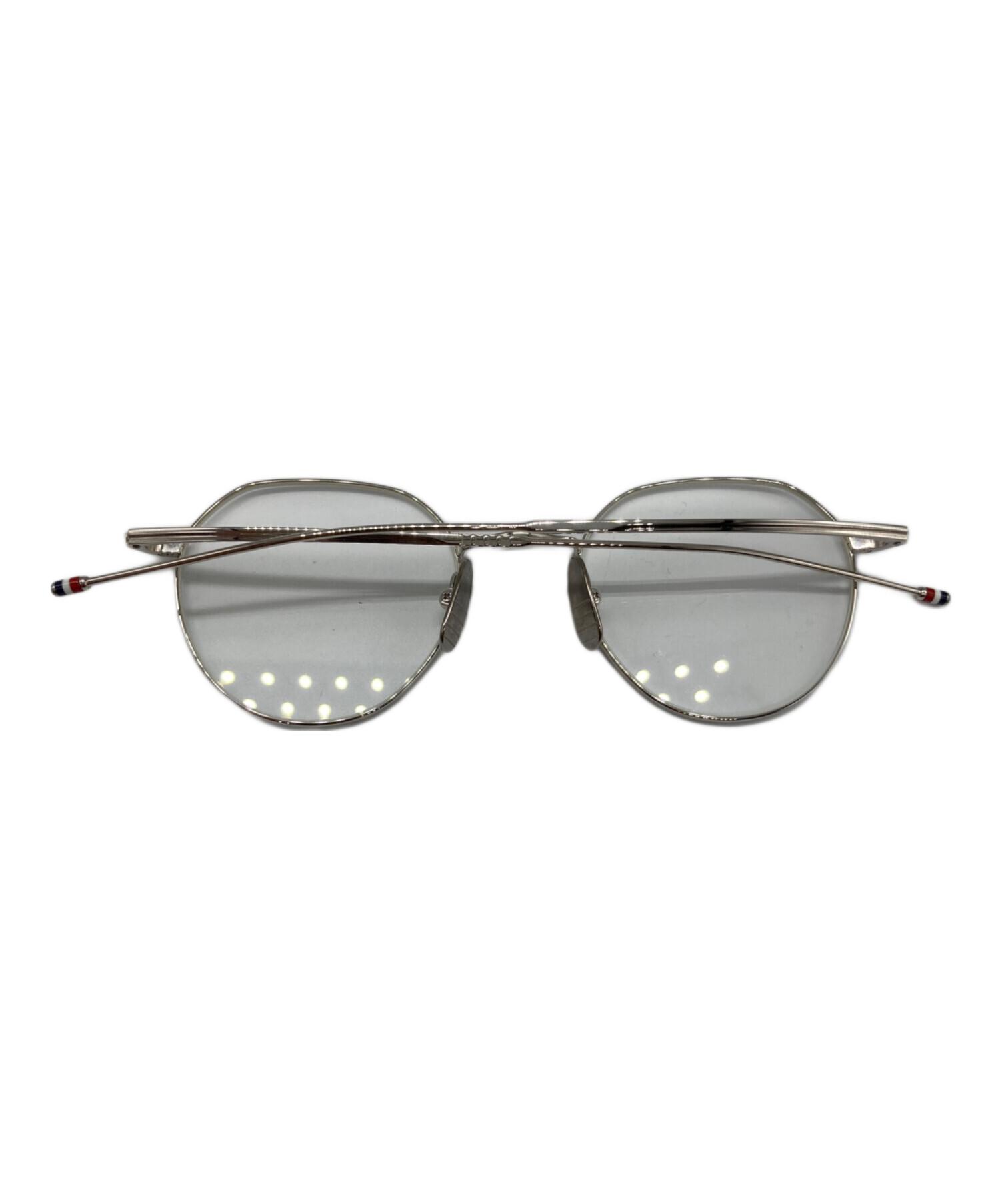 確実正規品THOM BROWNEメガネ 中古・古着通販】Thom Browne (トムブラウン) 眼鏡 シルバー サイズ