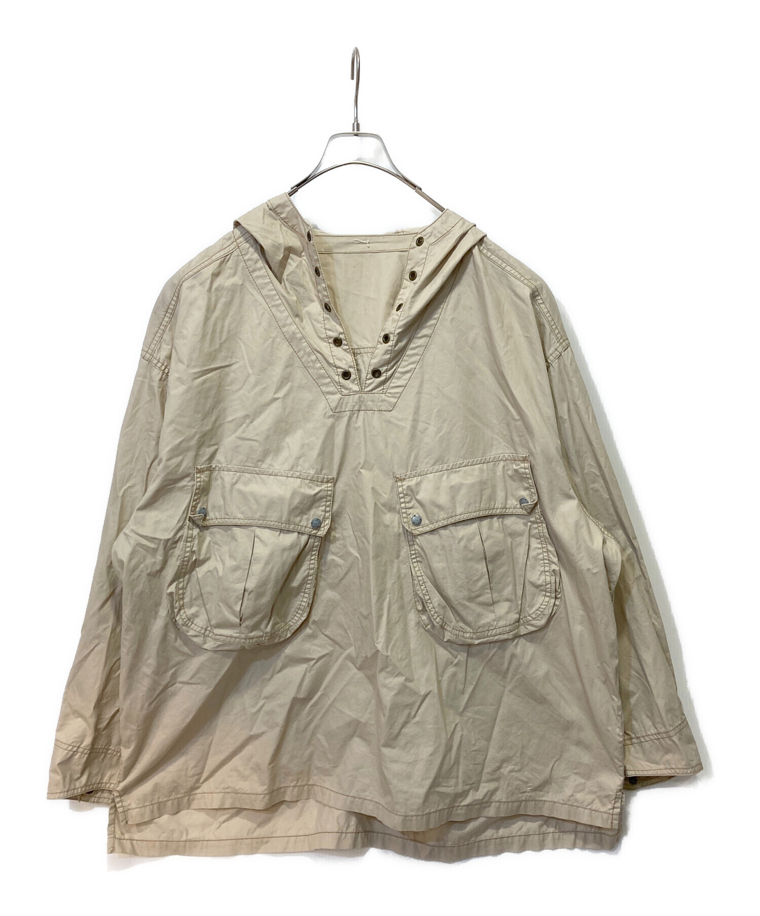 中古・古着通販】dezert (デザート) パーカー ベージュ サイズ:L 