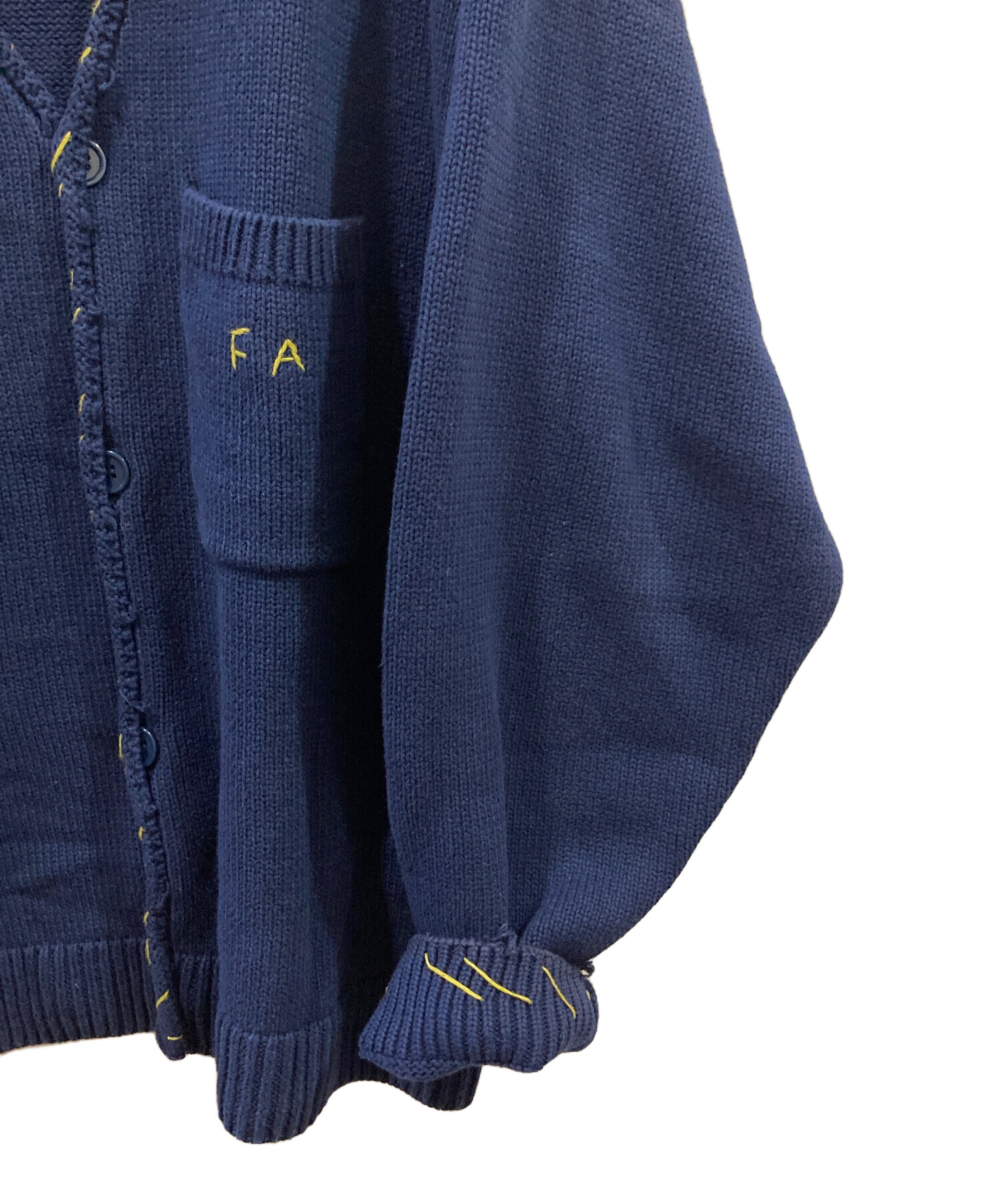 ARMEN アーメン カーディガン L 青 【古着】【中古】【送料無料】 中古・古着通販】FUCKING AWESOME (ファッキンオーサム) BEATRICE