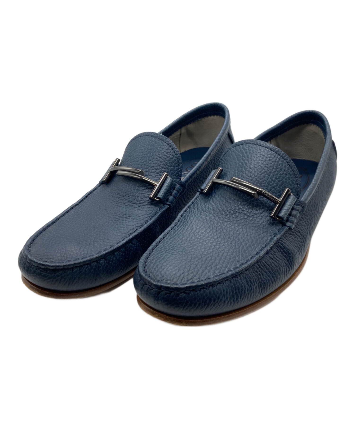 Tod's ネイビー フリンジローファー　美品 Tod's ネイビー フリンジローファー 美品 Tod's ネイビー