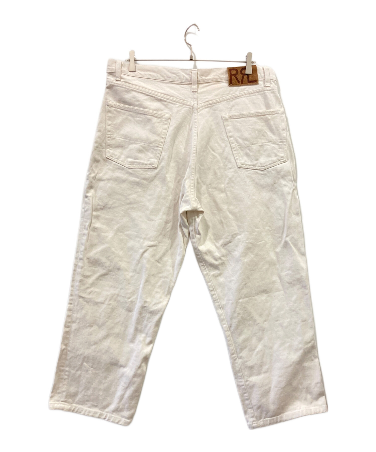 中古・古着通販】RRL (ダブルアールエル) ワイドデニムパンツ ホワイト 